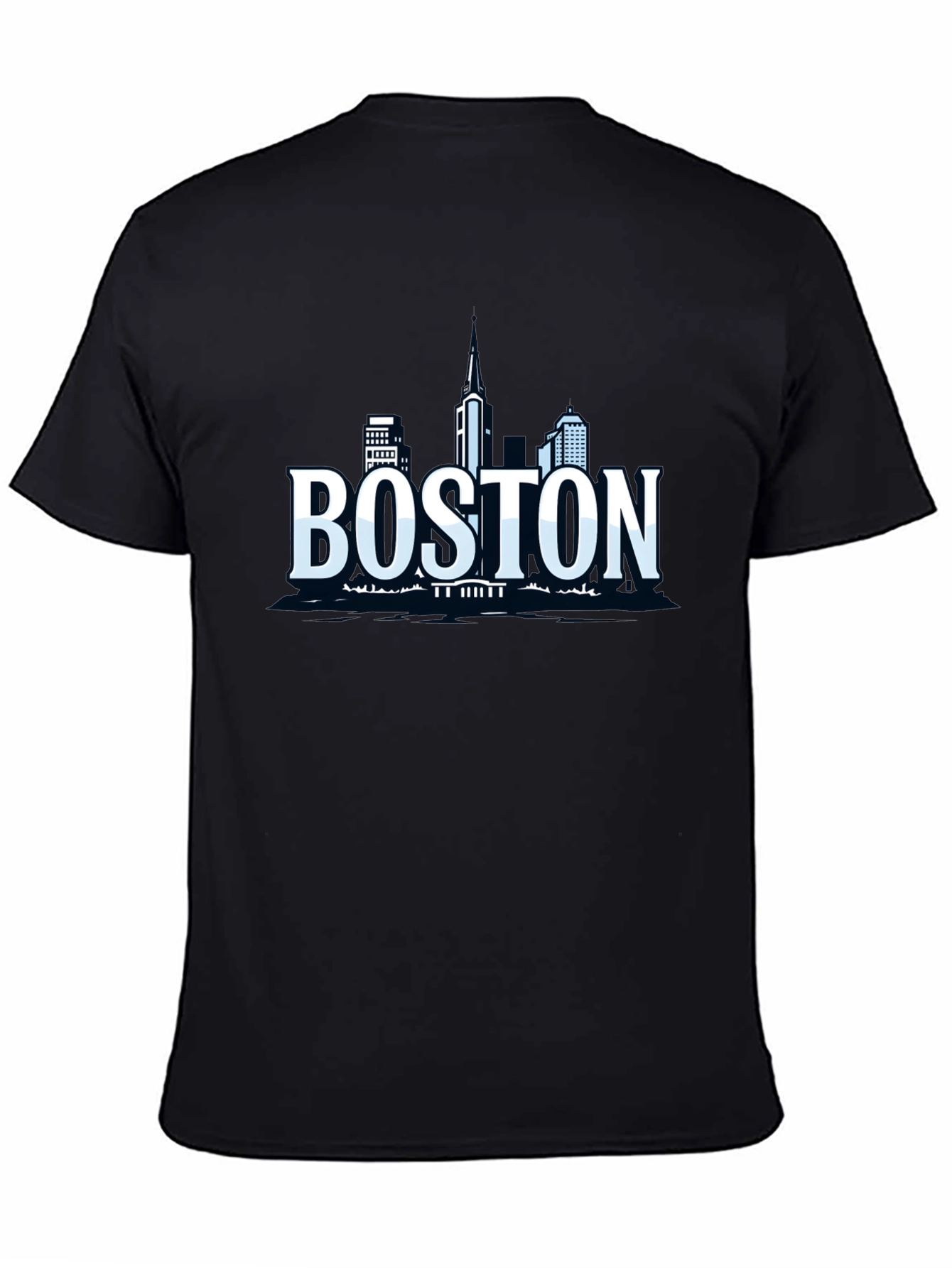 Boston Skyline Graphic T-Shirt