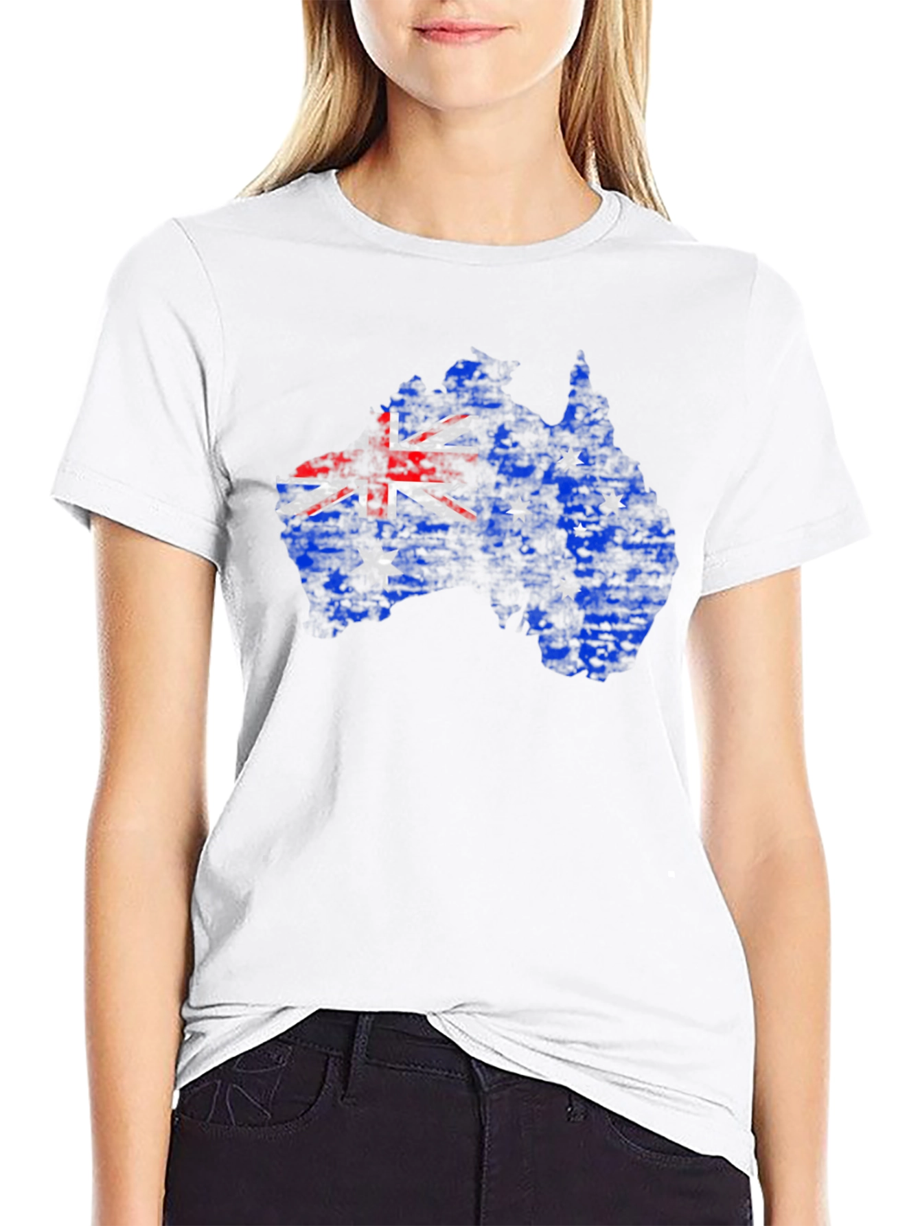 Australian Flag Map Graphic Tee