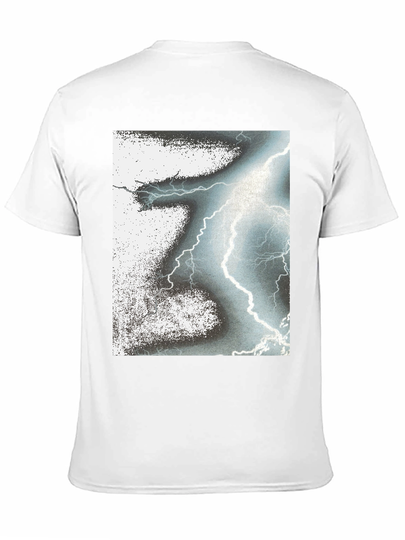 Lightning Bolt Graphic Black T-Shirt