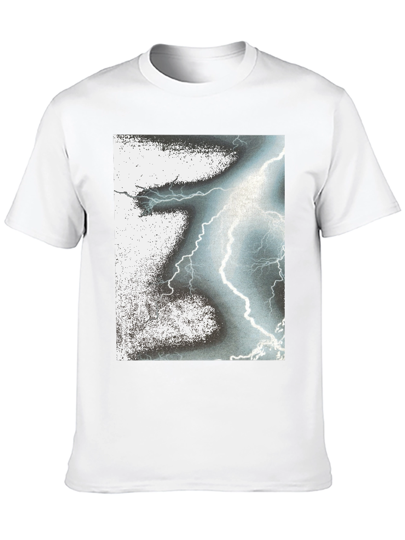 Lightning Bolt Graphic Black T-Shirt