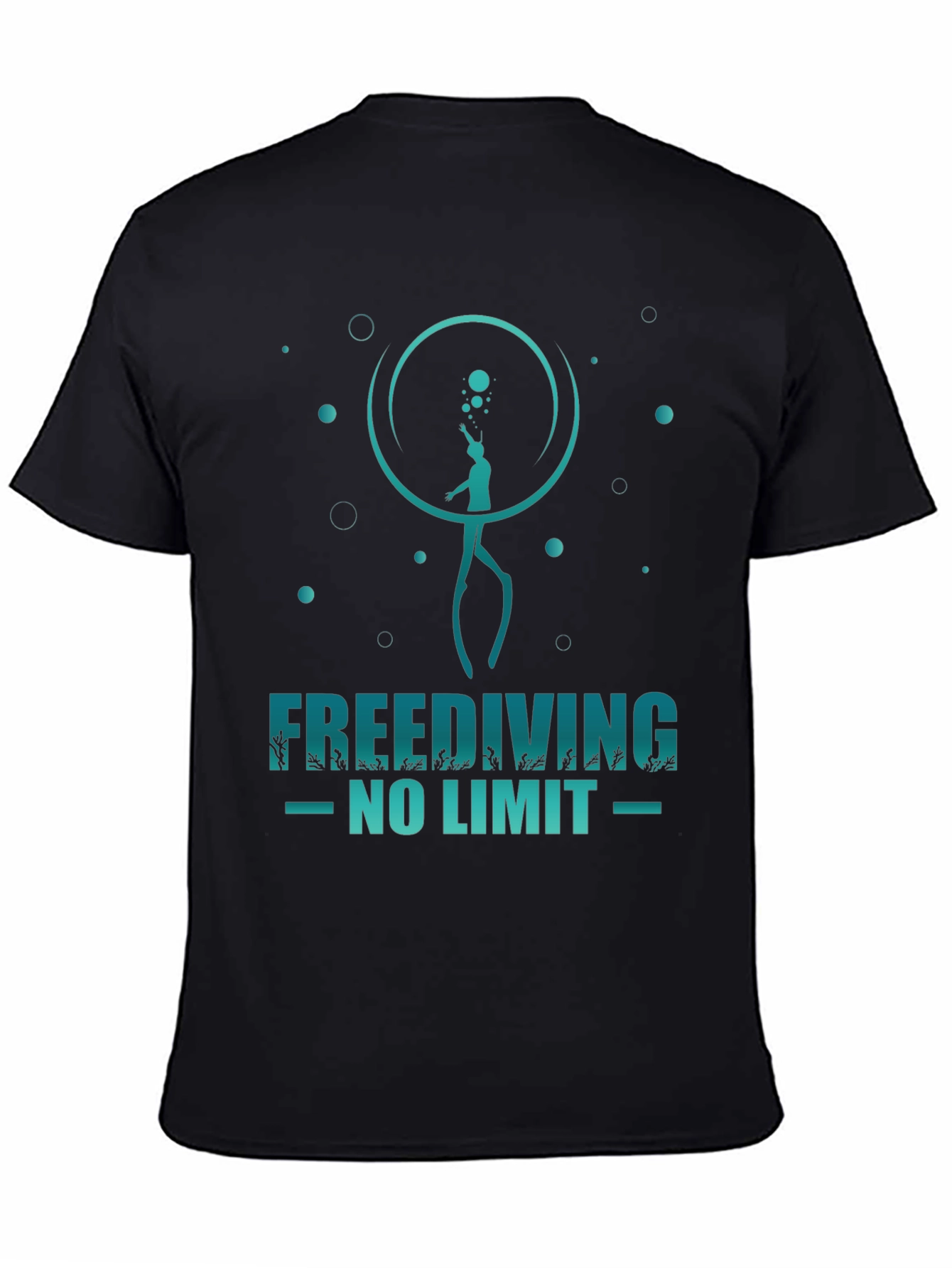 Freediving No Limit T-Shirt - Diver Graphic Tee