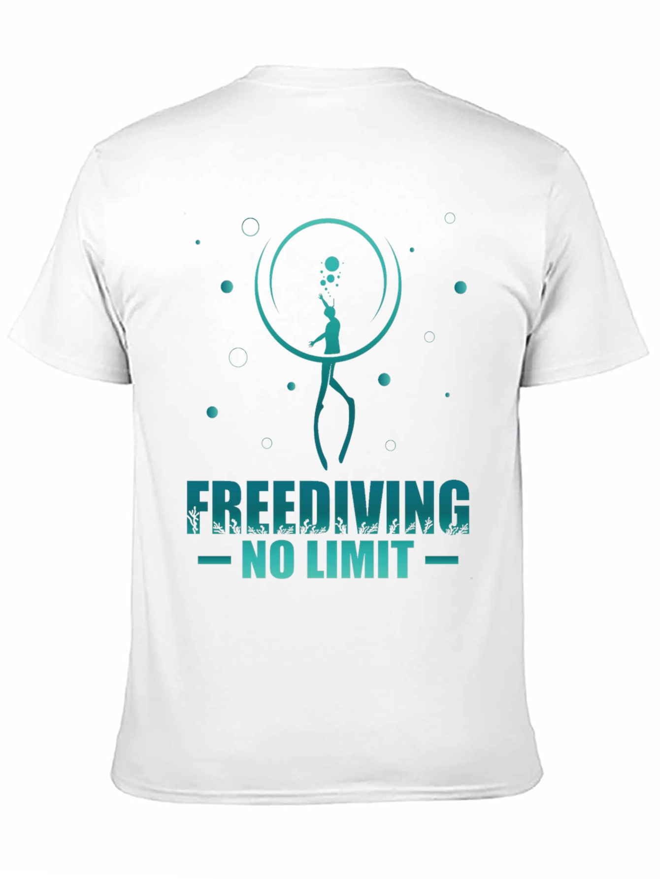 Freediving No Limit T-Shirt - Diver Graphic Tee