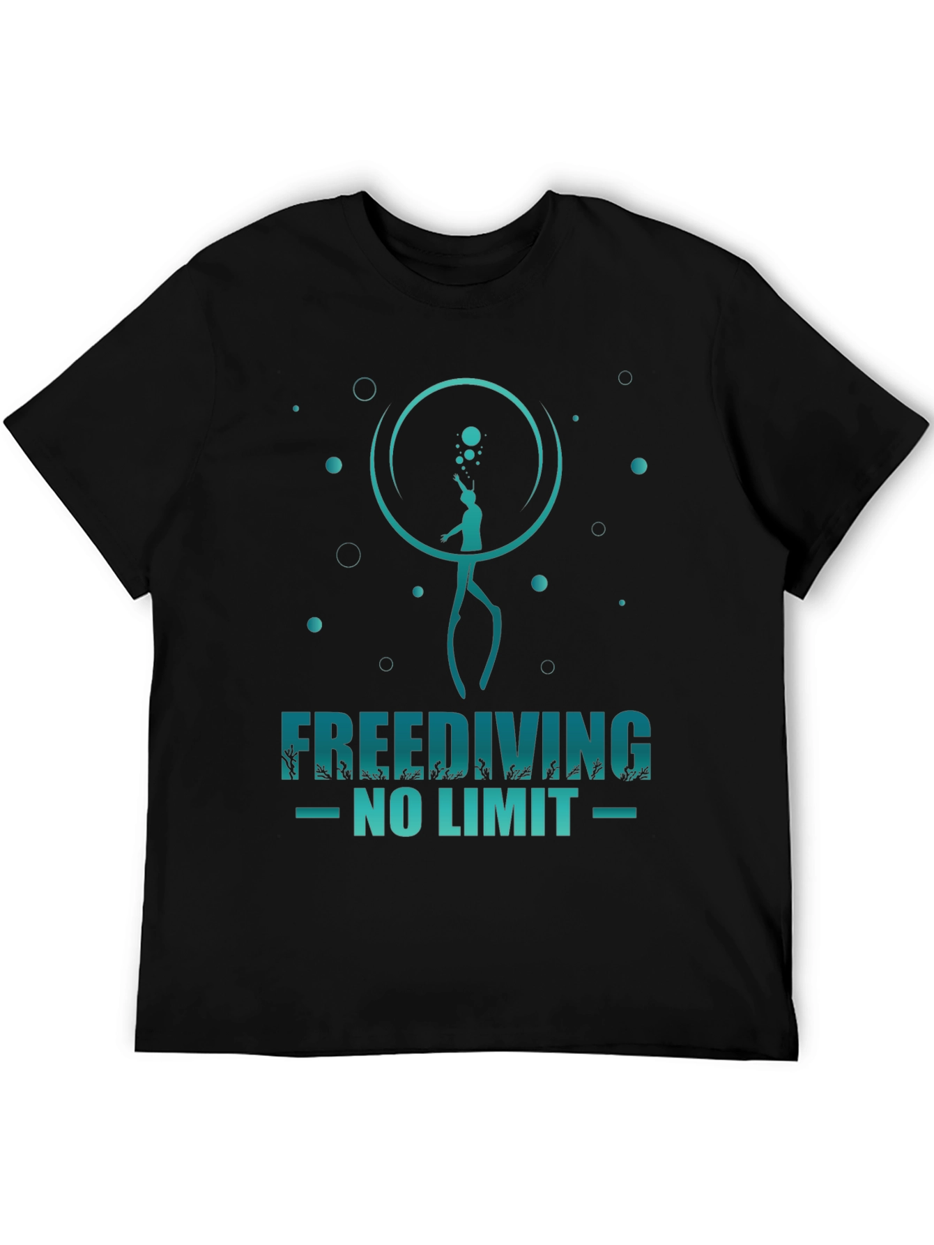 Freediving No Limit T-Shirt - Diver Graphic Tee