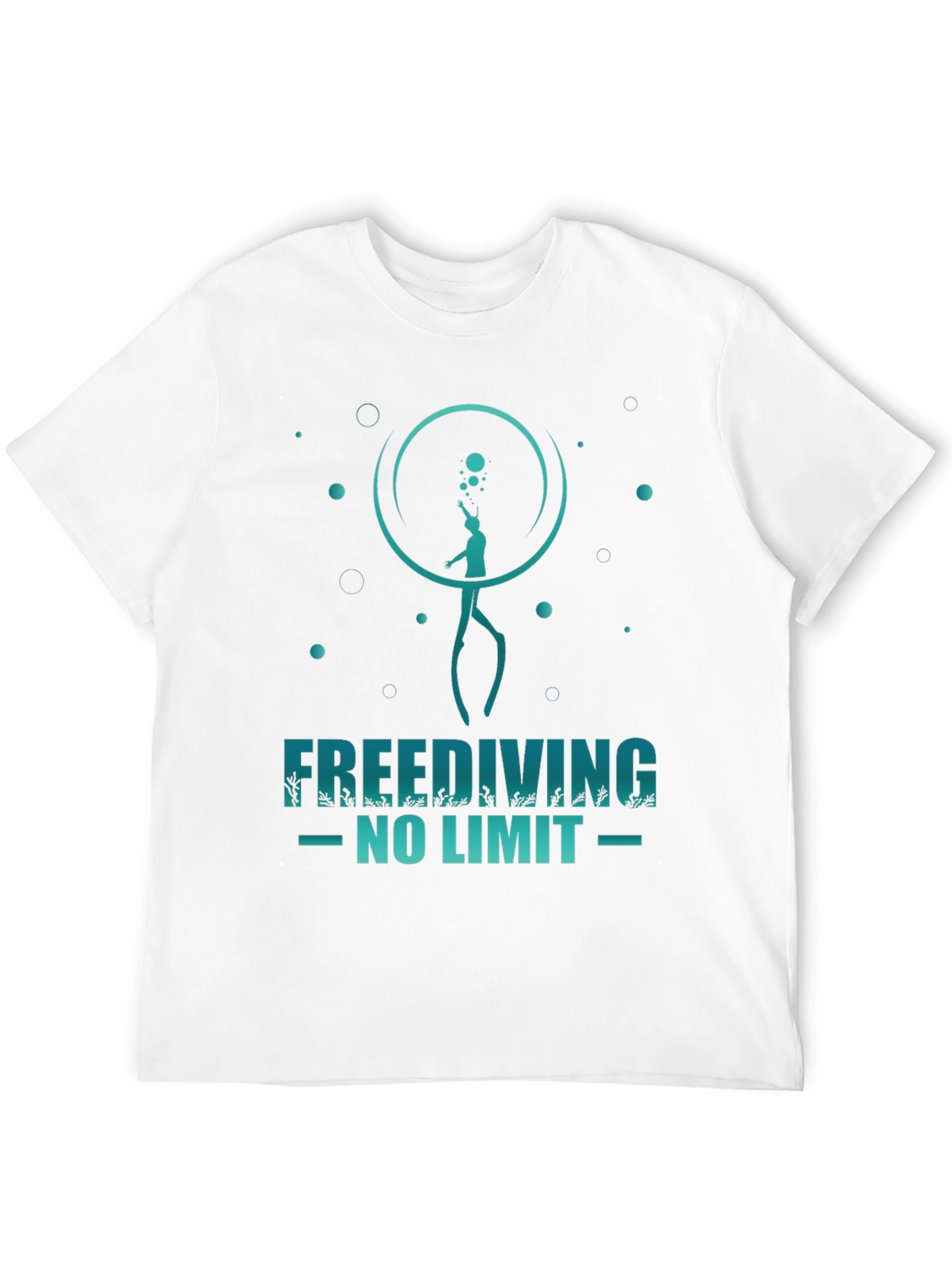 Freediving No Limit T-Shirt - Diver Graphic Tee