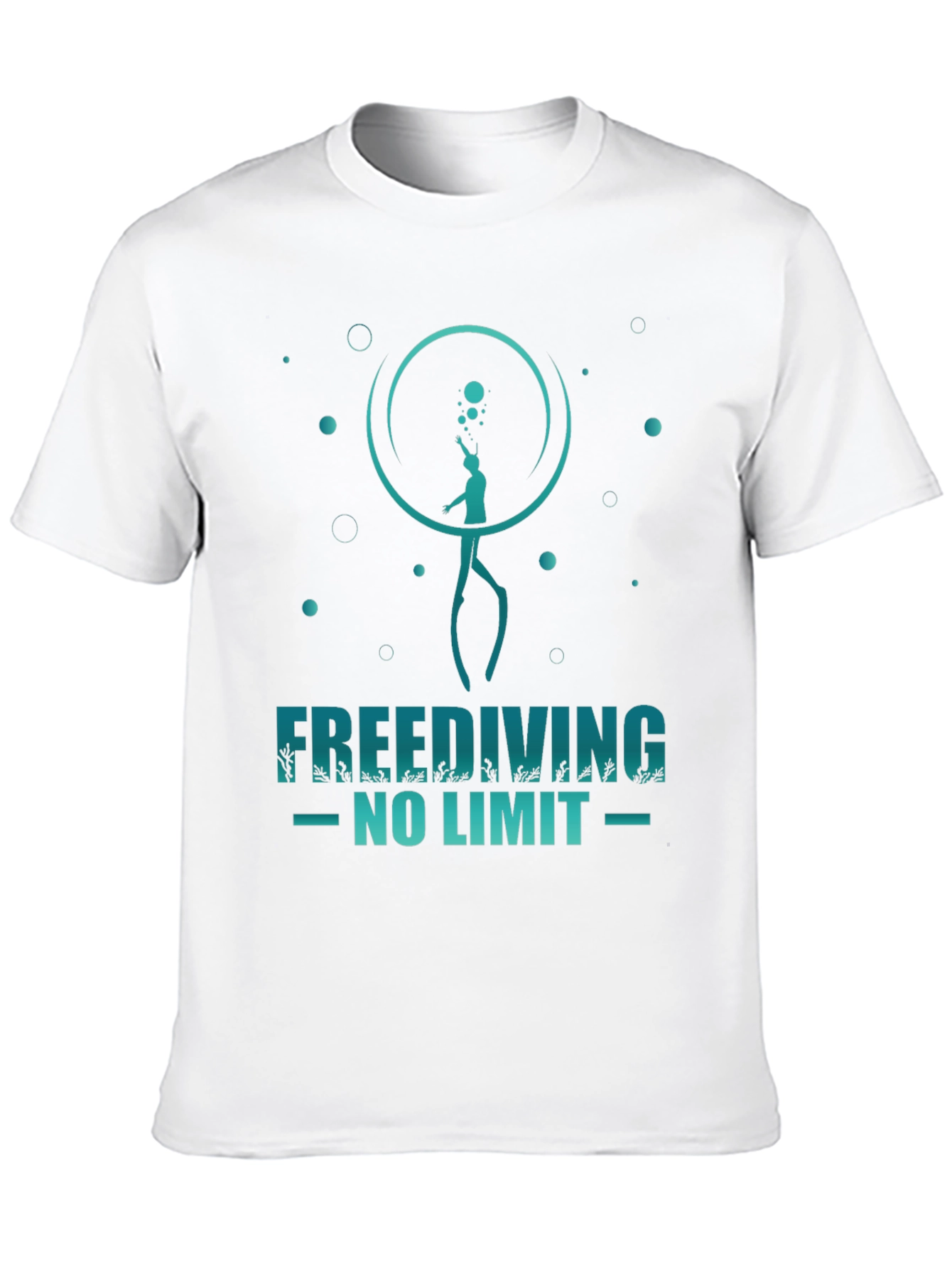Freediving No Limit T-Shirt - Diver Graphic Tee