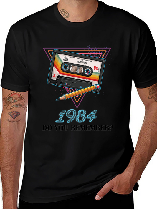 Vintage 1984 Mixtape T-Shirt - Retro Throwback