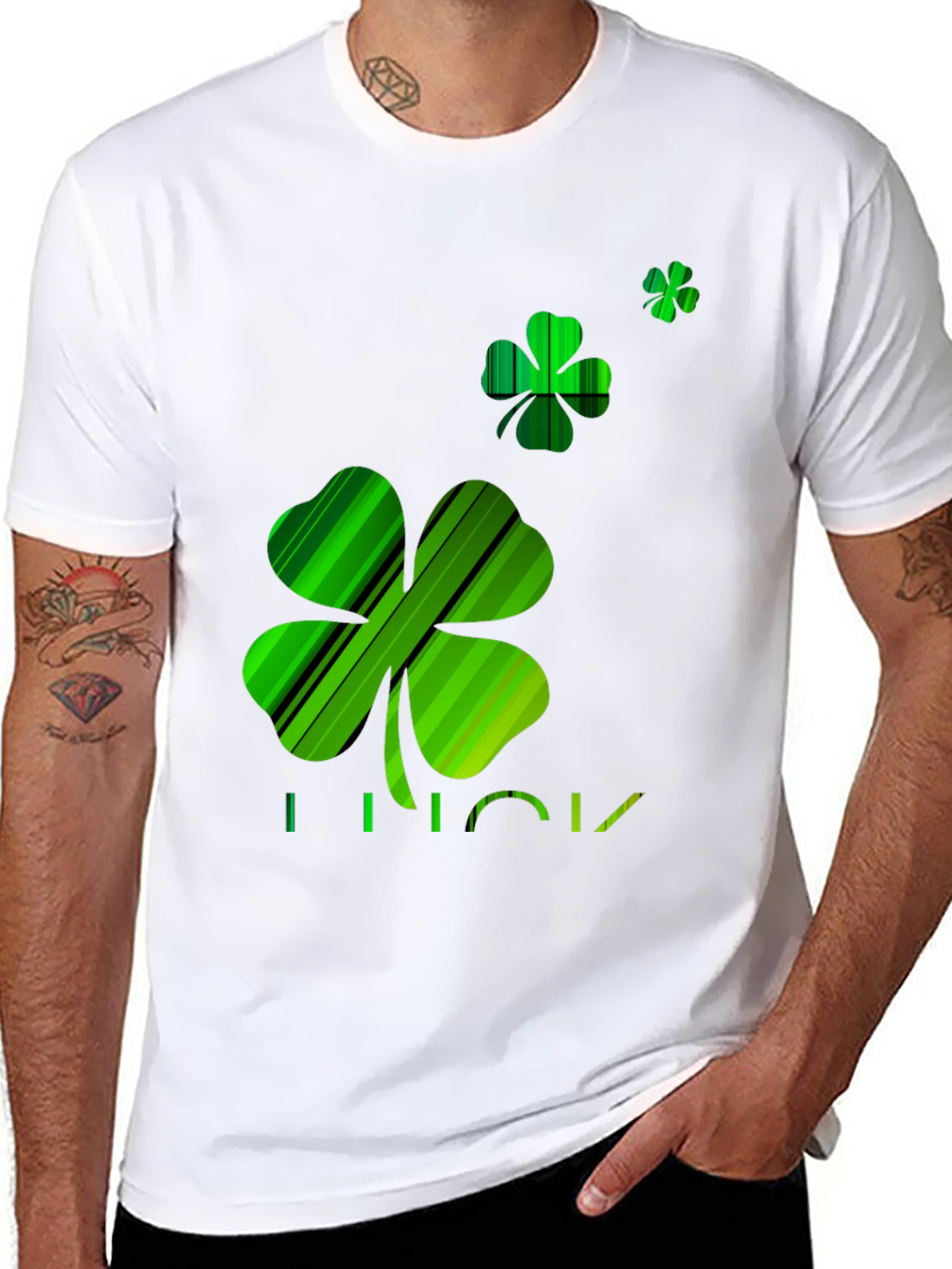 Lucky Clover Graphic Tee - St. Patricks Day Shirt