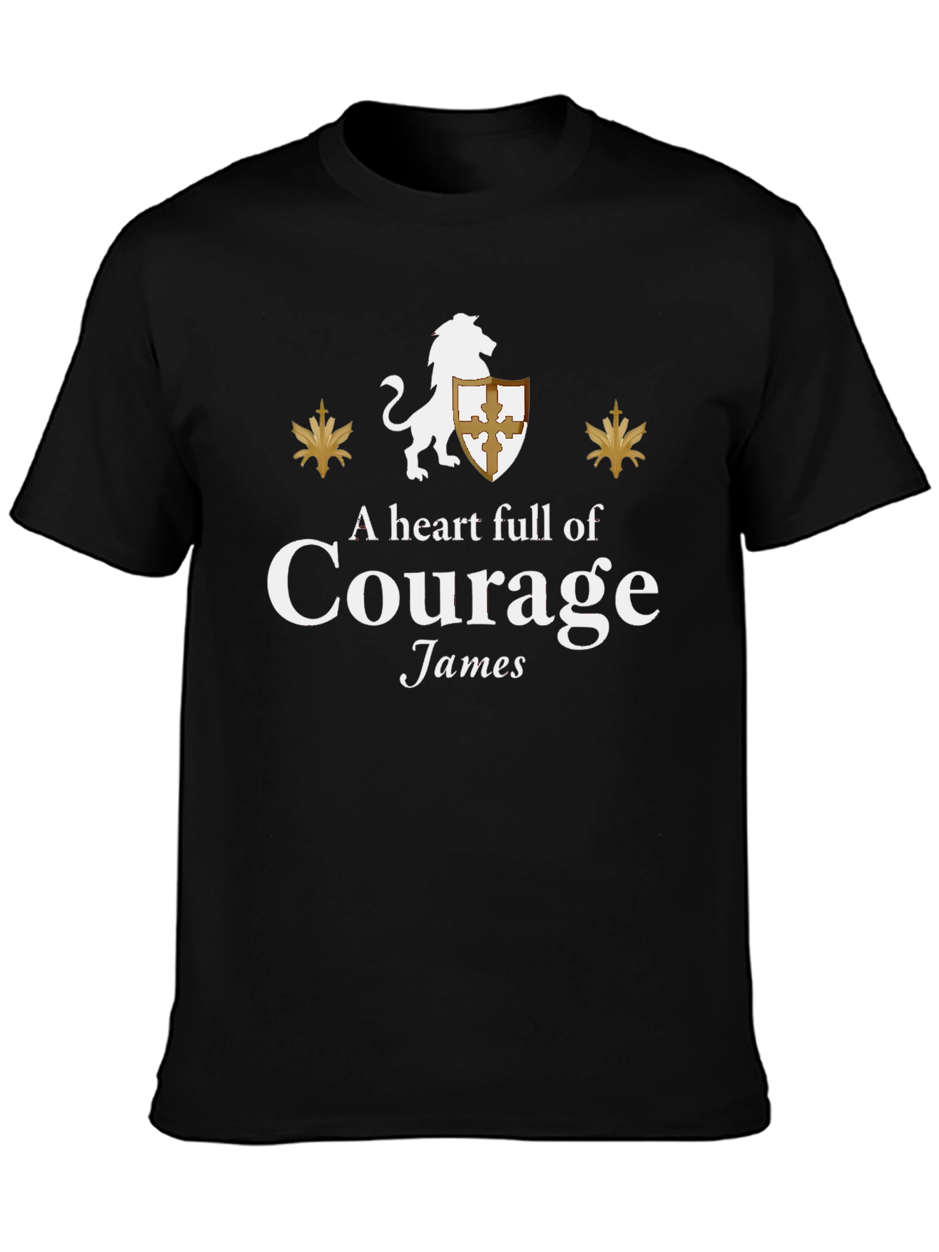 A Heart Full of Courage James Black T-Shirt