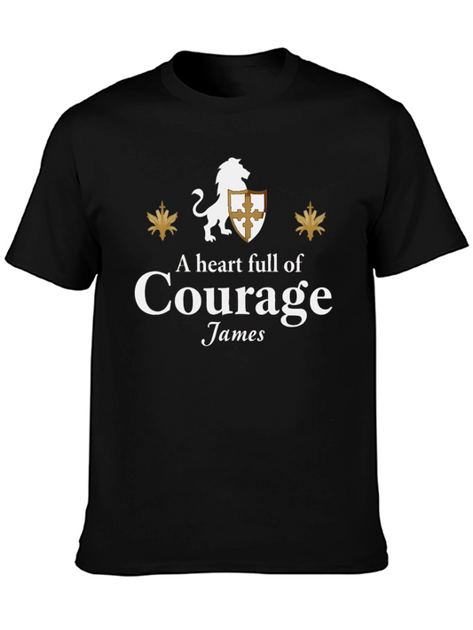 A Heart Full of Courage James Black T-Shirt