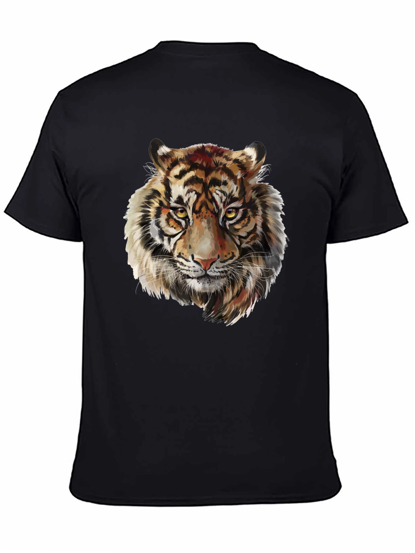 Tiger Graphic Tee - Fierce Animal Print T-Shirt