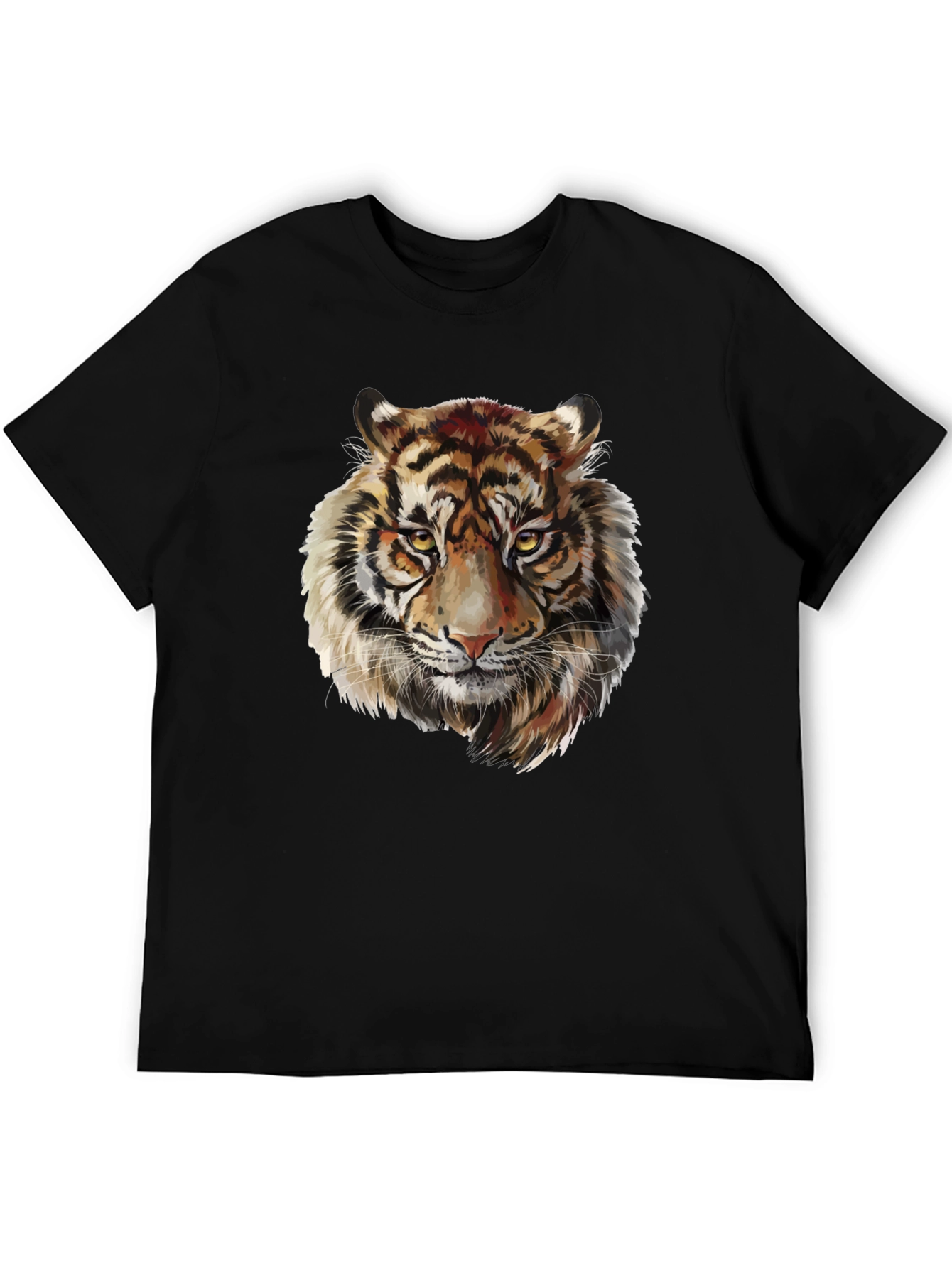 Tiger Graphic Tee - Fierce Animal Print T-Shirt