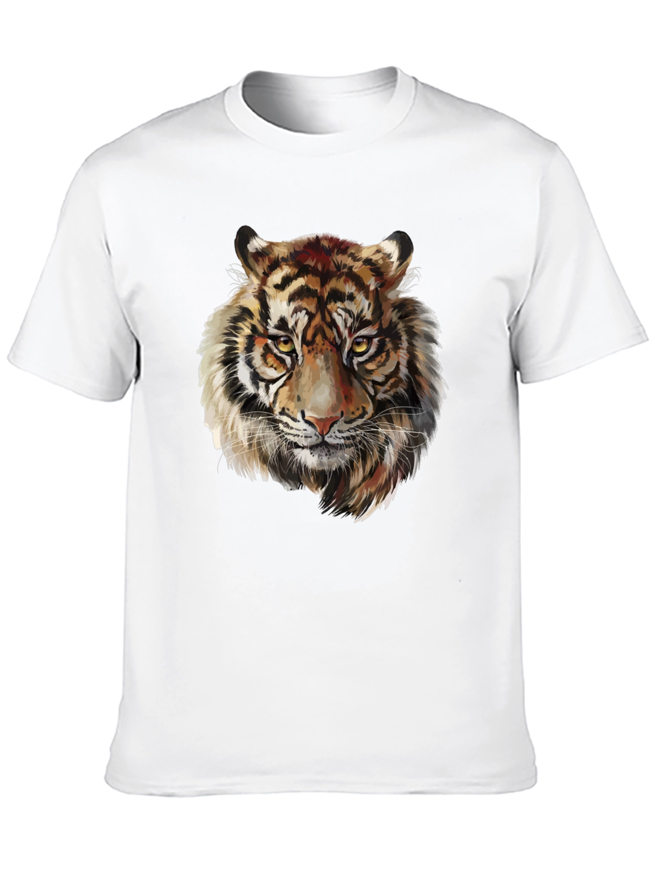 Tiger Graphic Tee - Fierce Animal Print T-Shirt