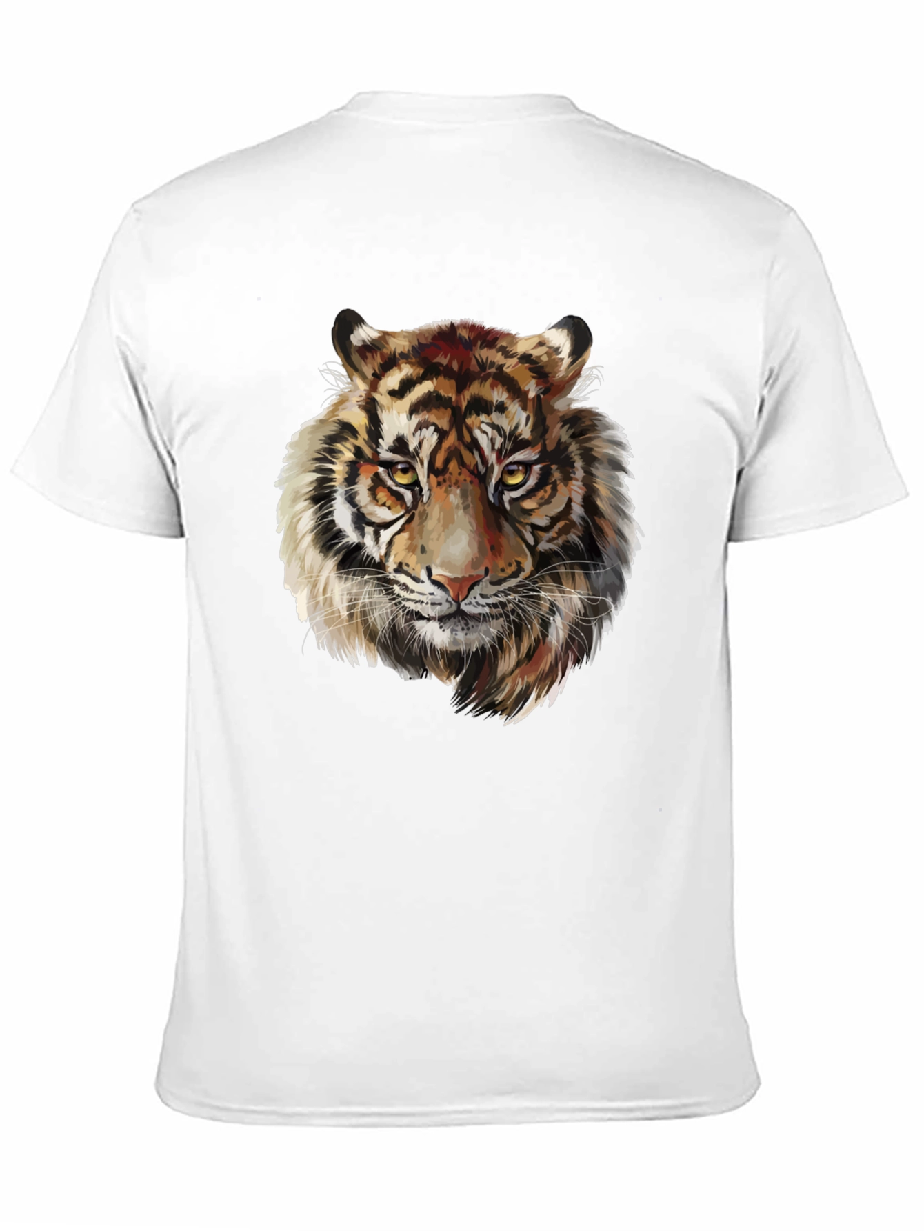 Tiger Graphic Tee - Fierce Animal Print T-Shirt
