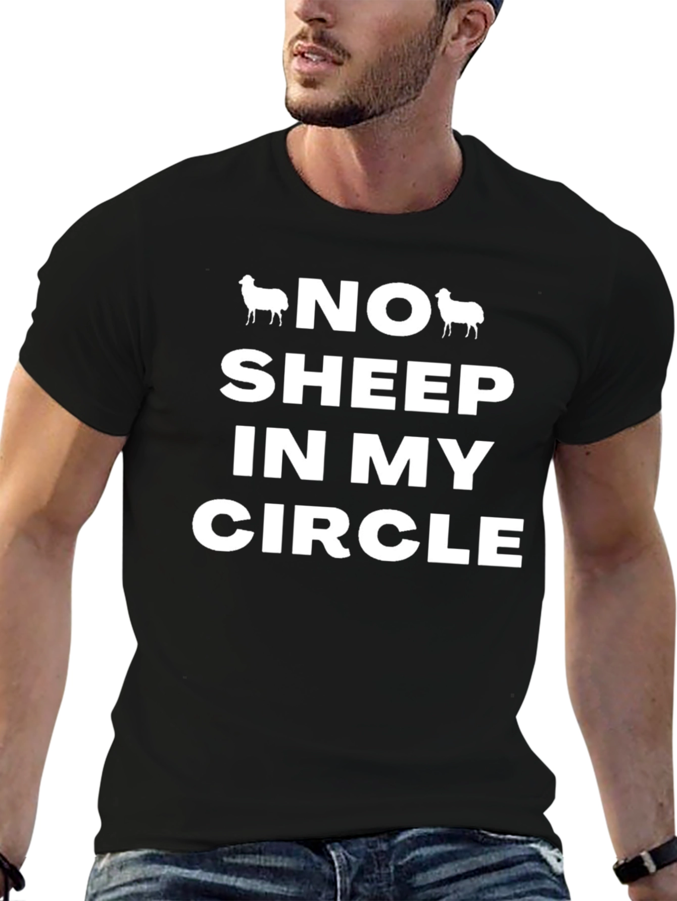 No Sheep In My Circle Graphic Tee