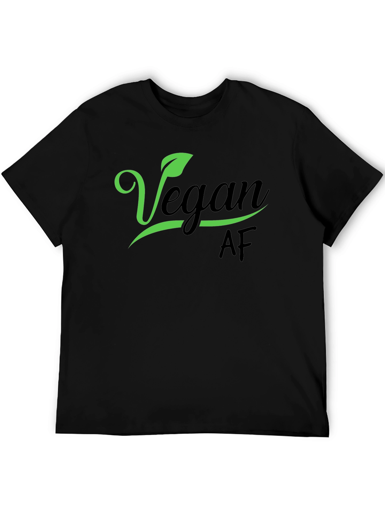 Vegan AF Black T-Shirt - Stylish & Trendy