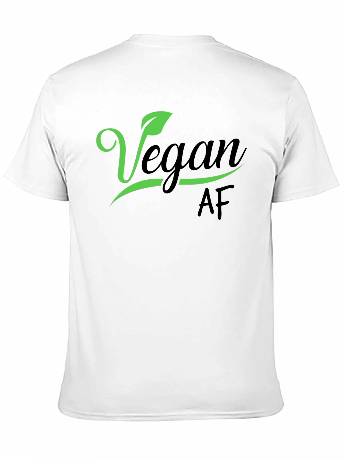 Vegan AF Black T-Shirt - Stylish & Trendy