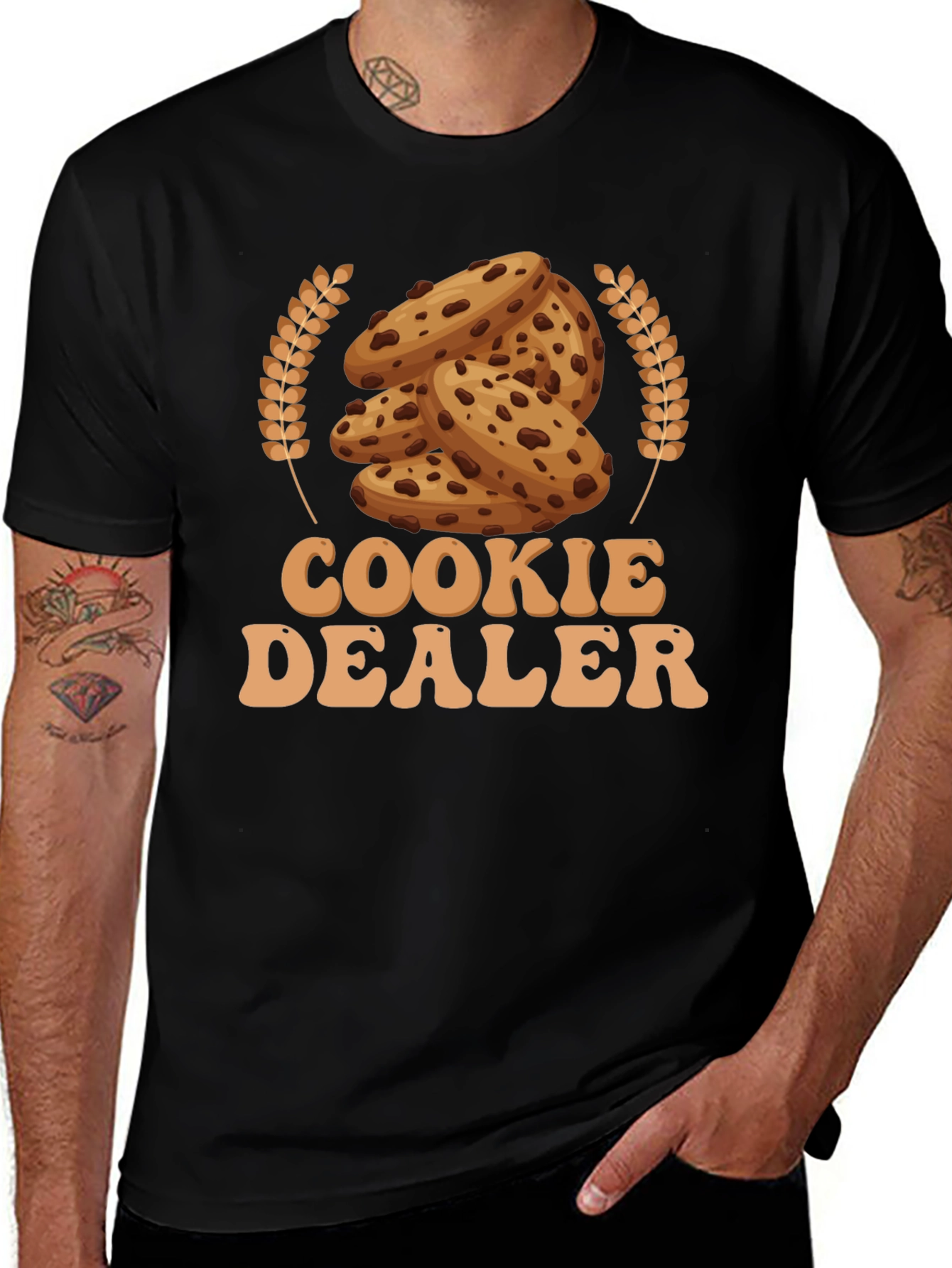 Cookie Dealer T-Shirt Funny Graphic Novelty Tee