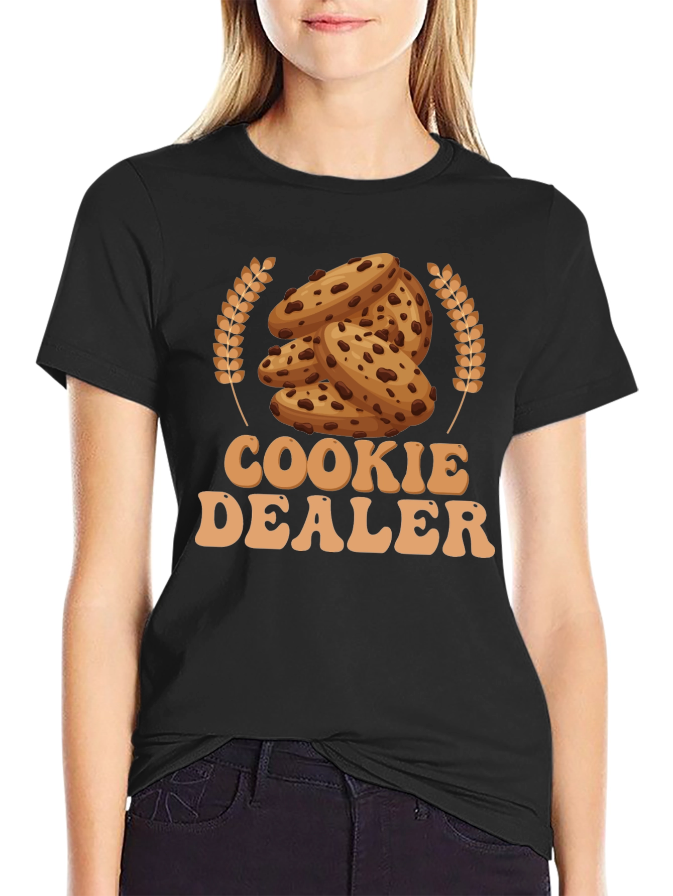 Cookie Dealer T-Shirt Funny Graphic Novelty Tee