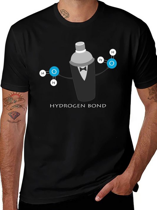 Hydrogen Bond Cocktail Shaker T-Shirt