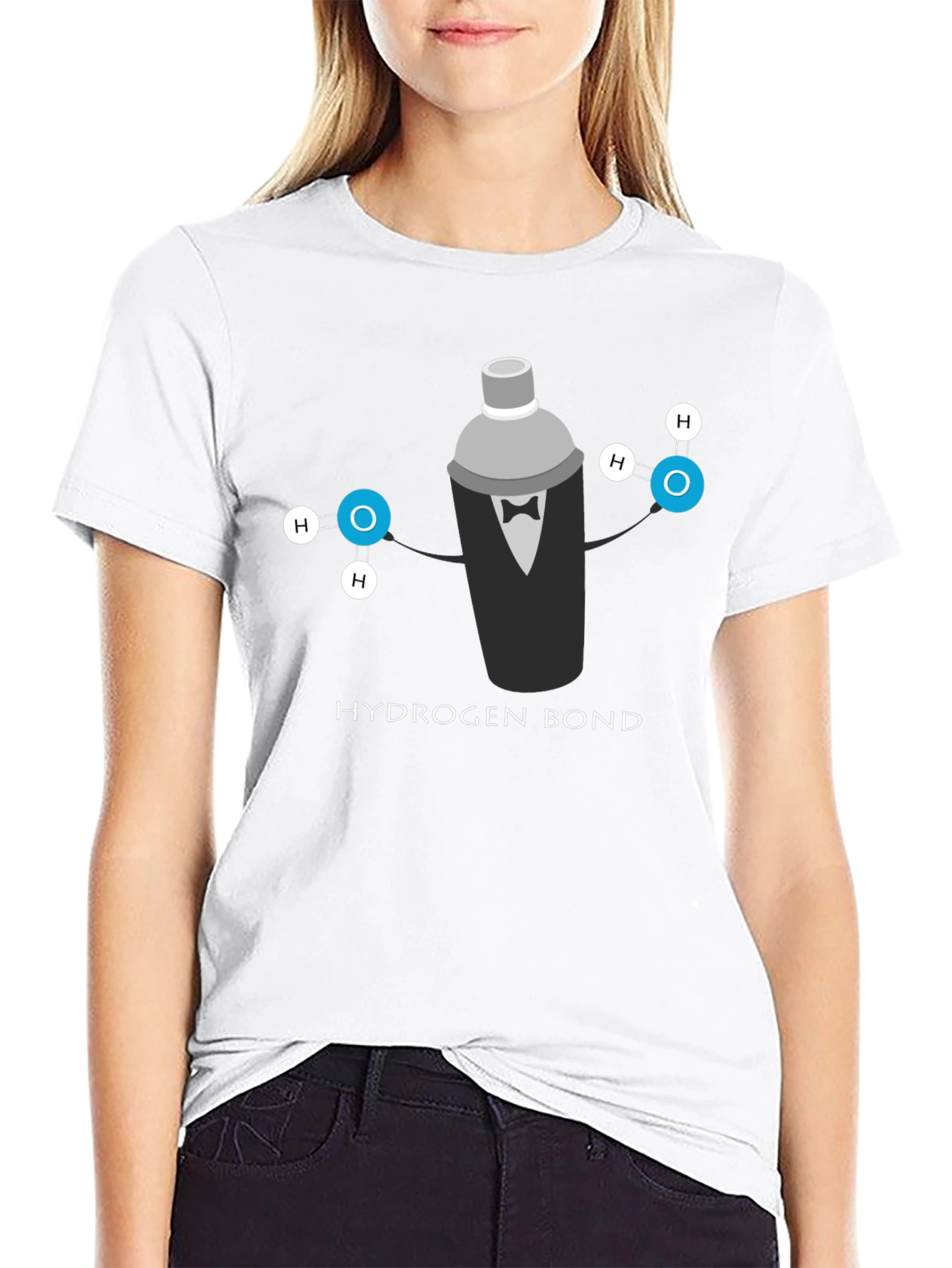 Hydrogen Bond Cocktail Shaker T-Shirt