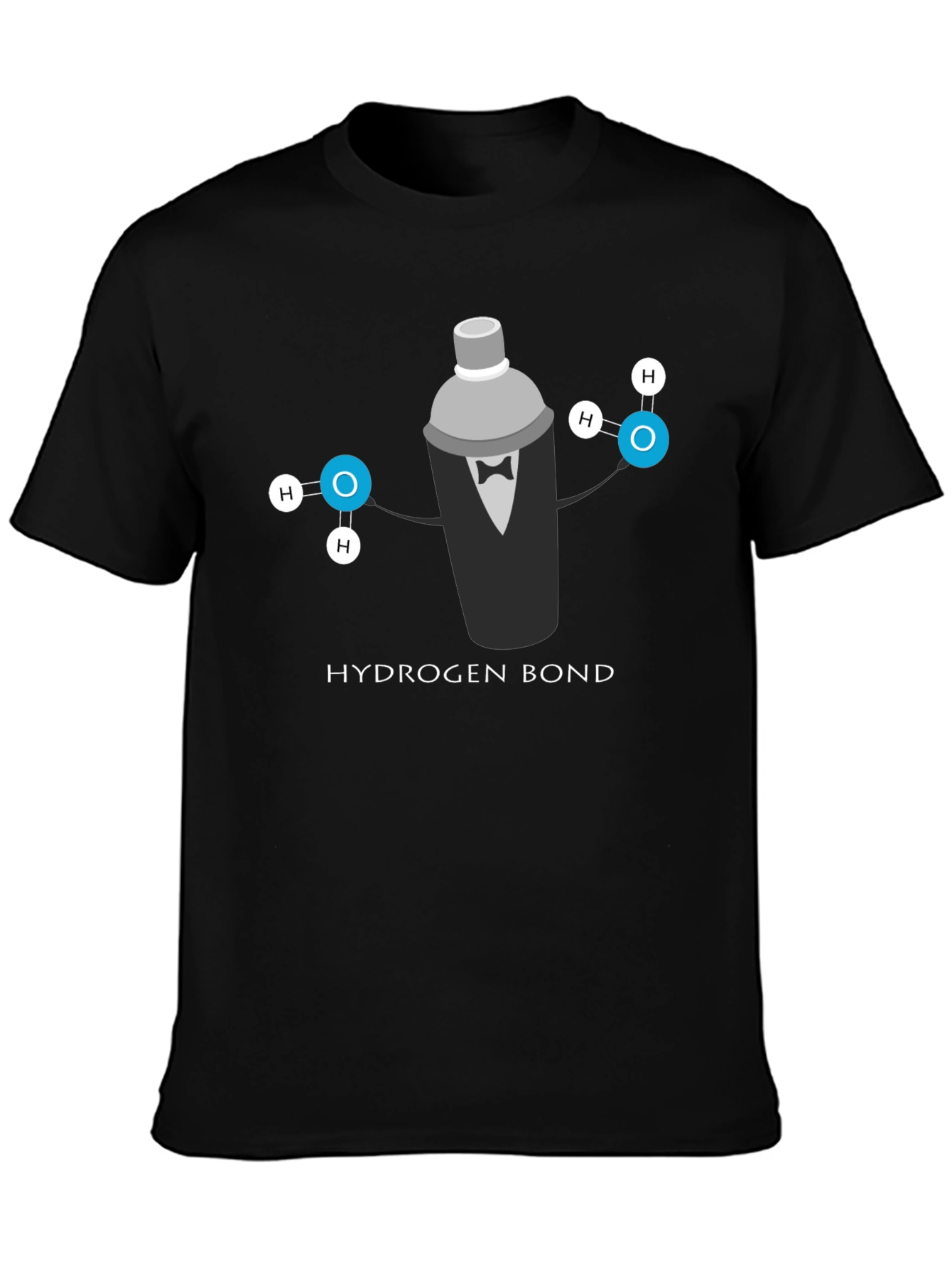 Hydrogen Bond Cocktail Shaker T-Shirt
