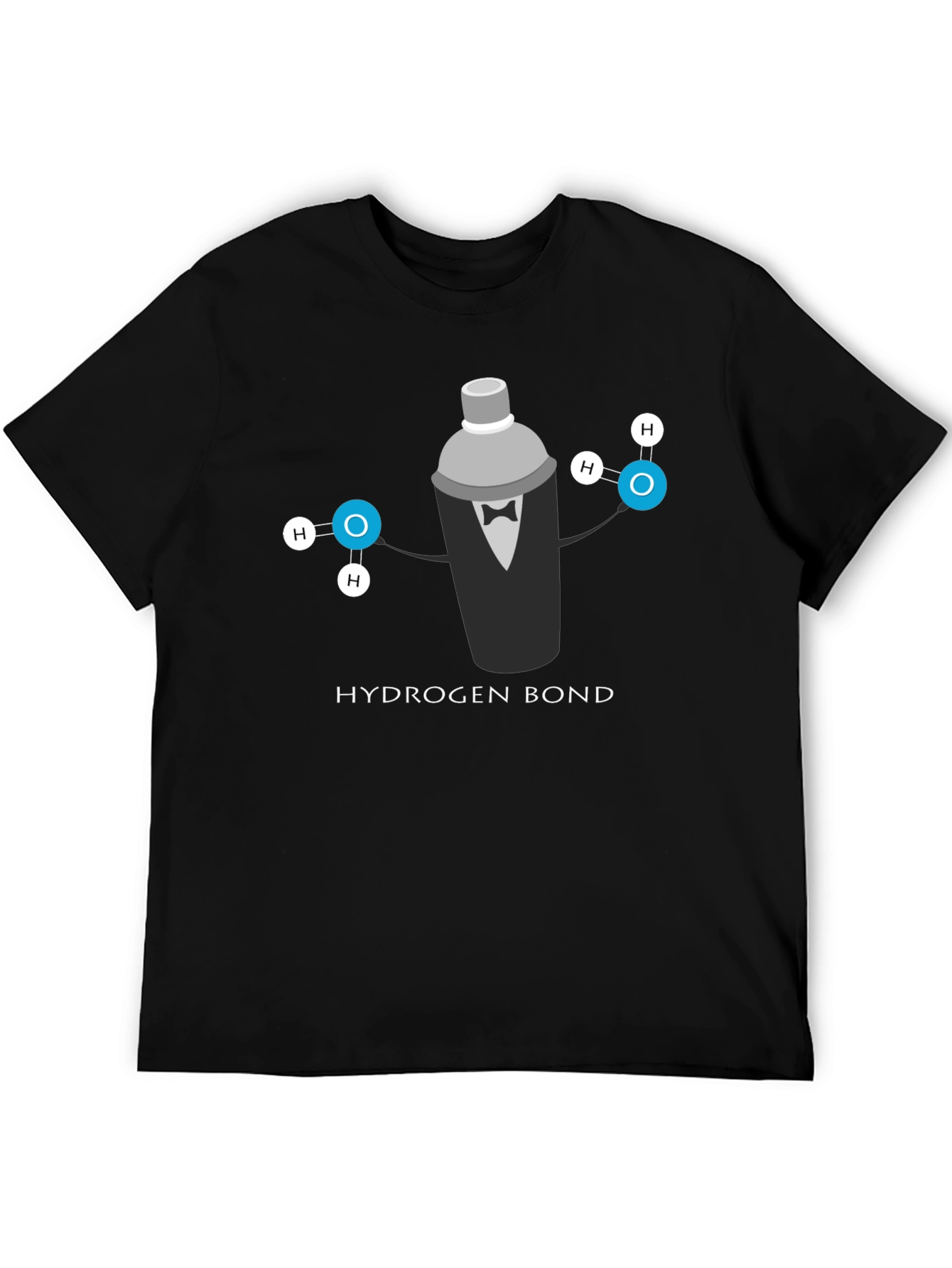 Hydrogen Bond Cocktail Shaker T-Shirt
