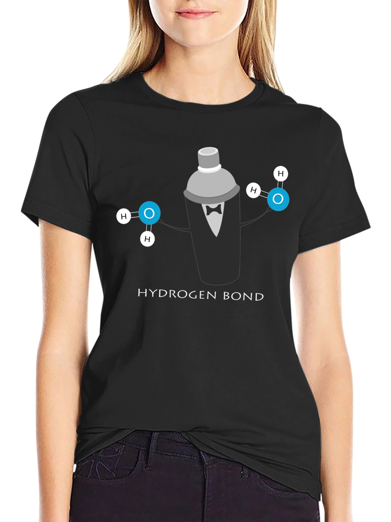 Hydrogen Bond Cocktail Shaker T-Shirt
