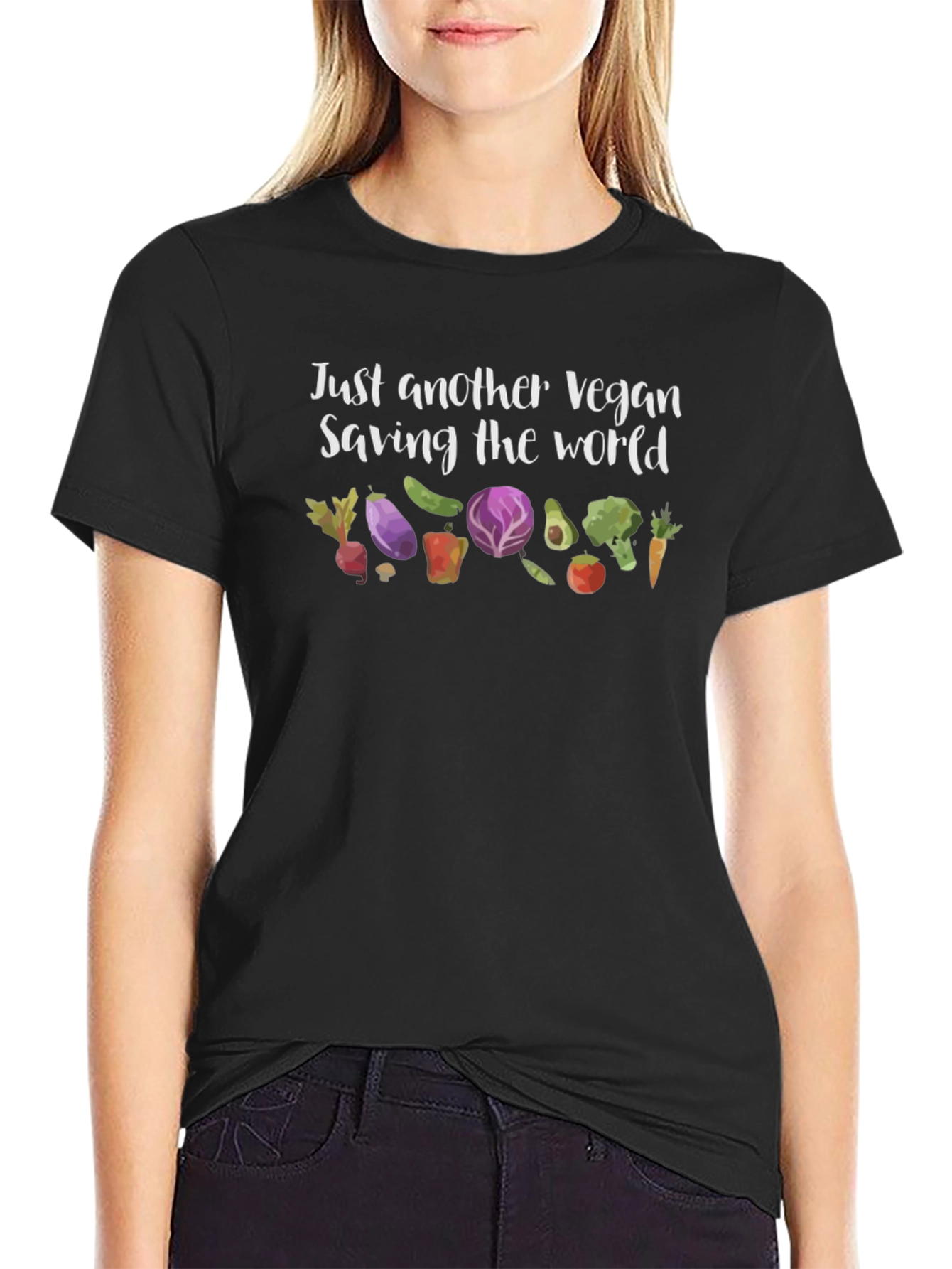 Vegan Saving The World T-Shirt