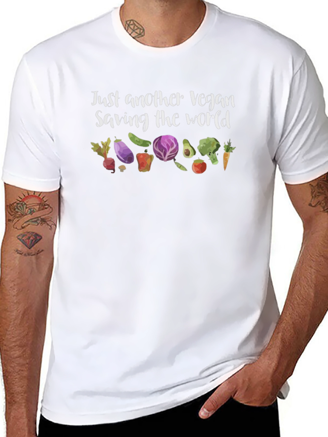 Vegan Saving The World T-Shirt