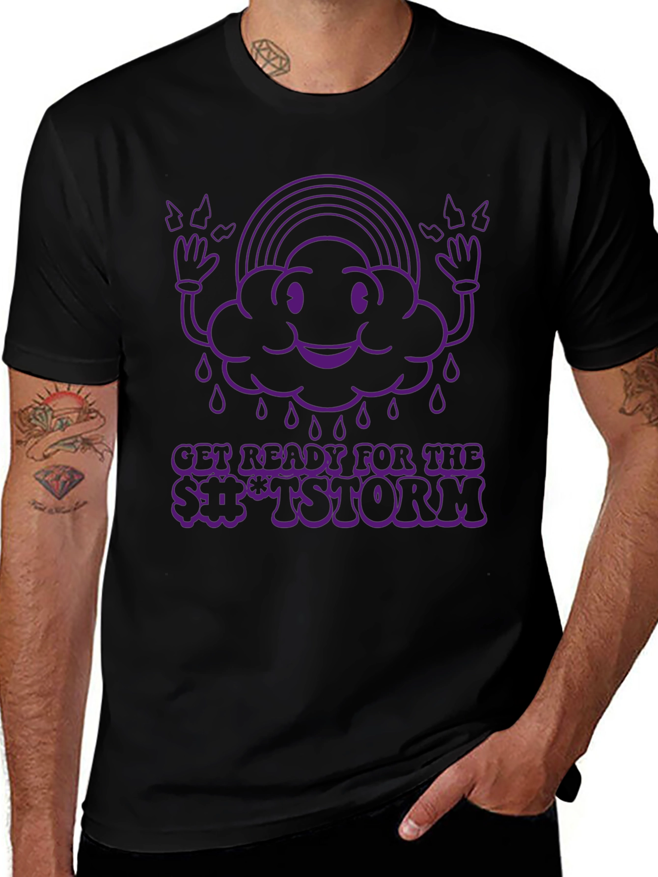 Funny Storm T-Shirt - Get Ready!