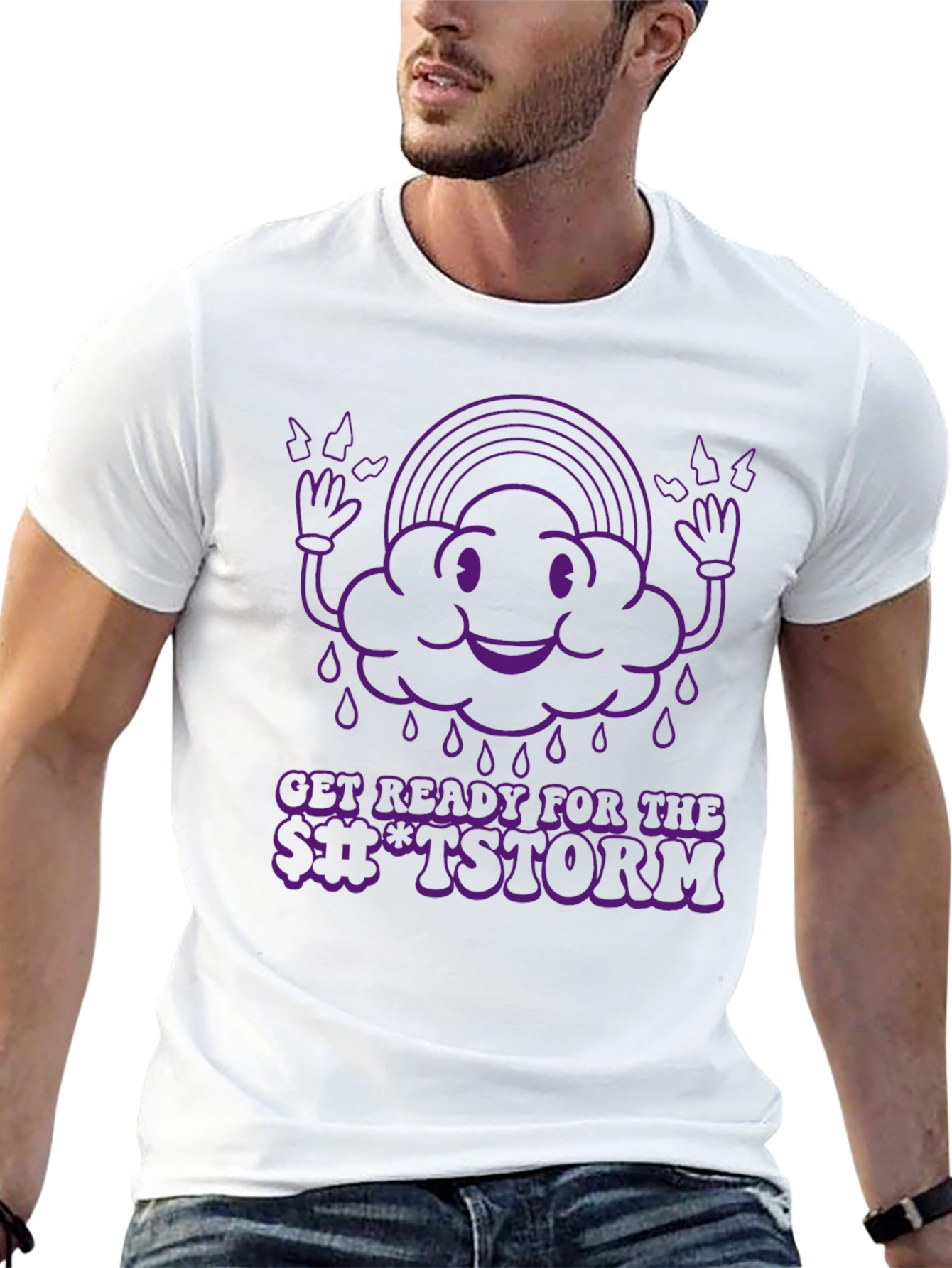Funny Storm T-Shirt - Get Ready!