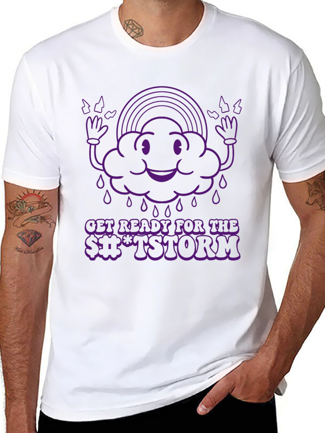 Funny Storm T-Shirt - Get Ready!
