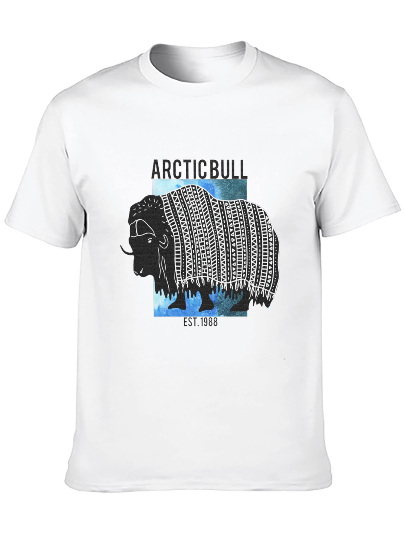 Arctic Bull Graphic Tee - Unique Design Casual Style