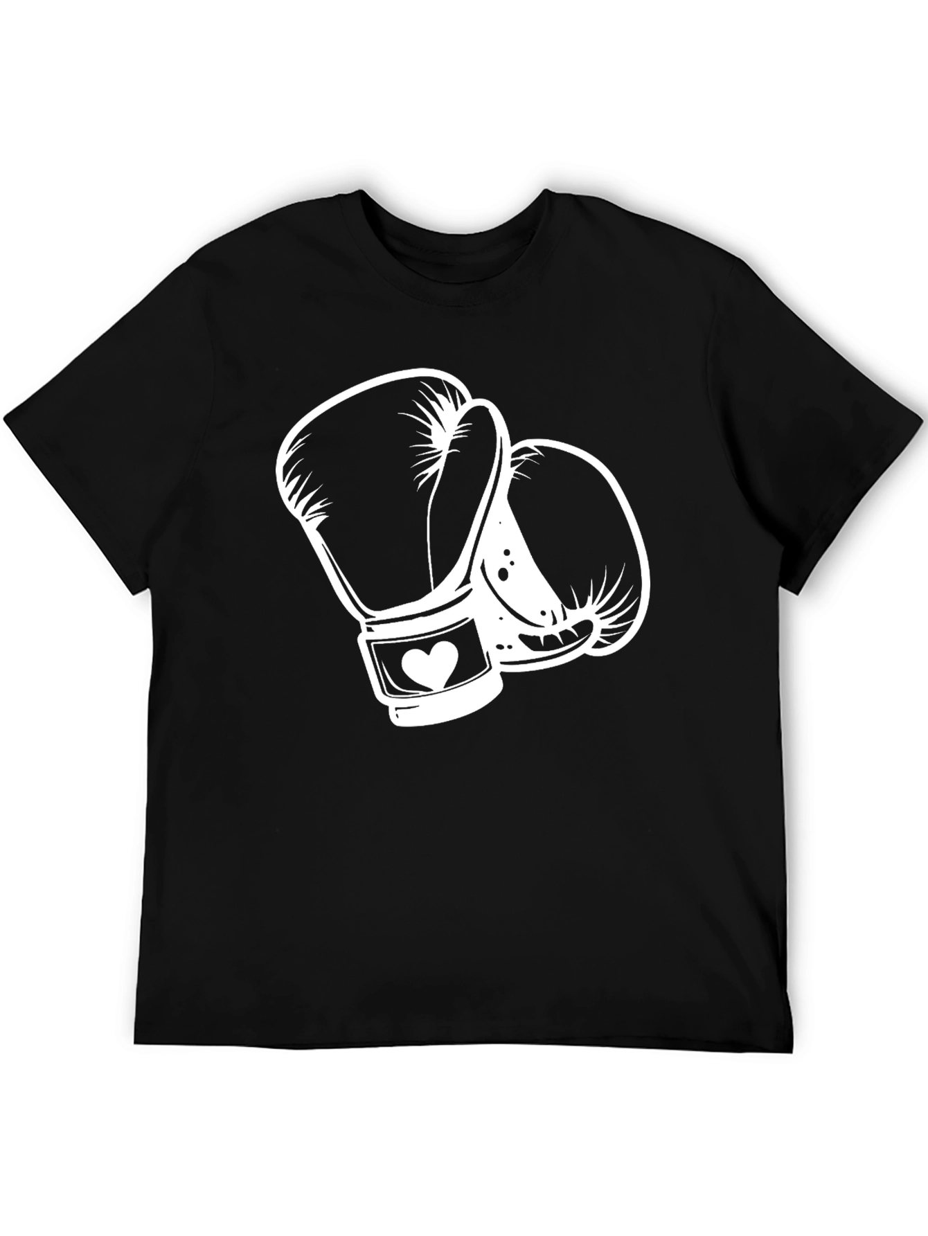 Boxing Glove Heart Graphic T-Shirt