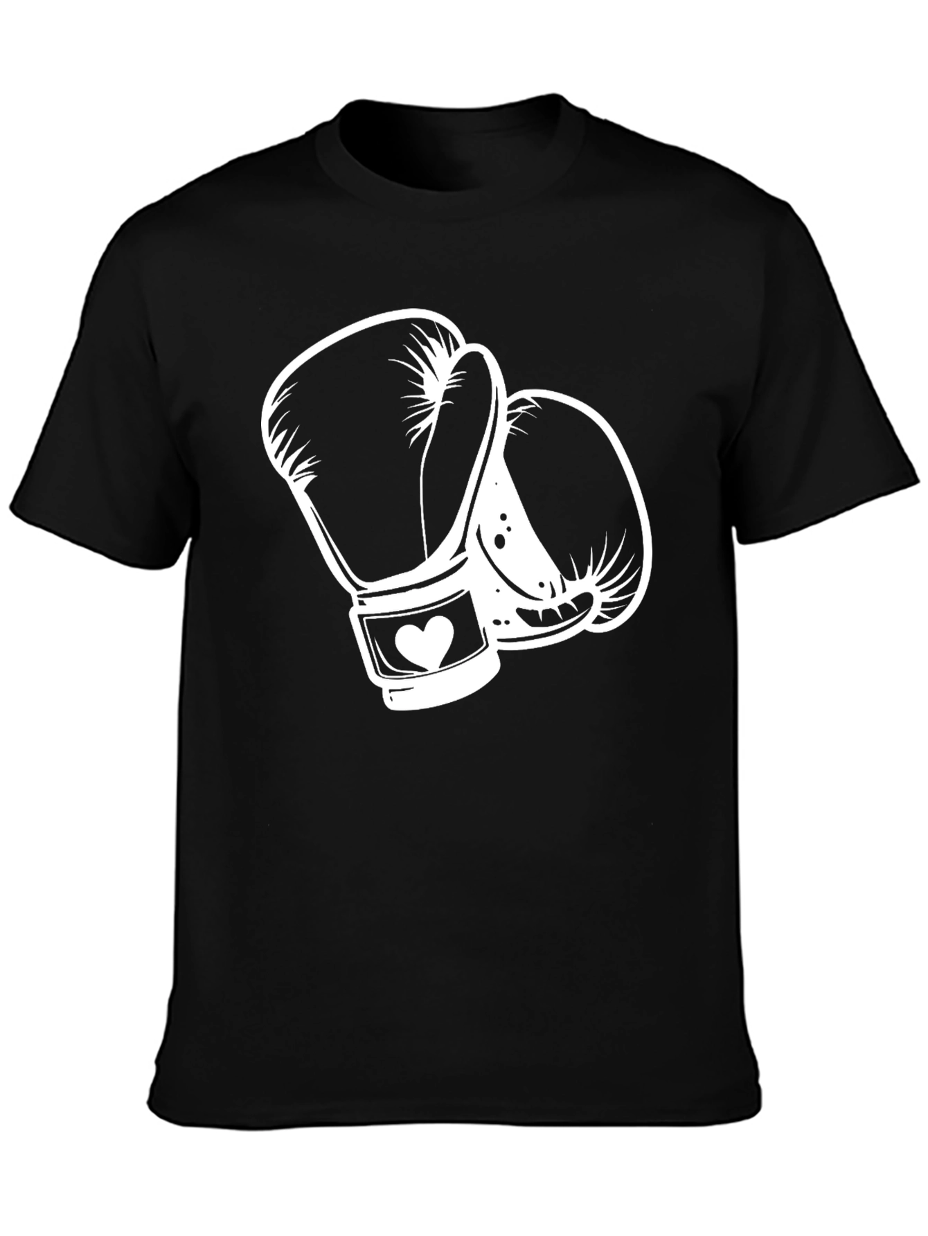 Boxing Glove Heart Graphic T-Shirt