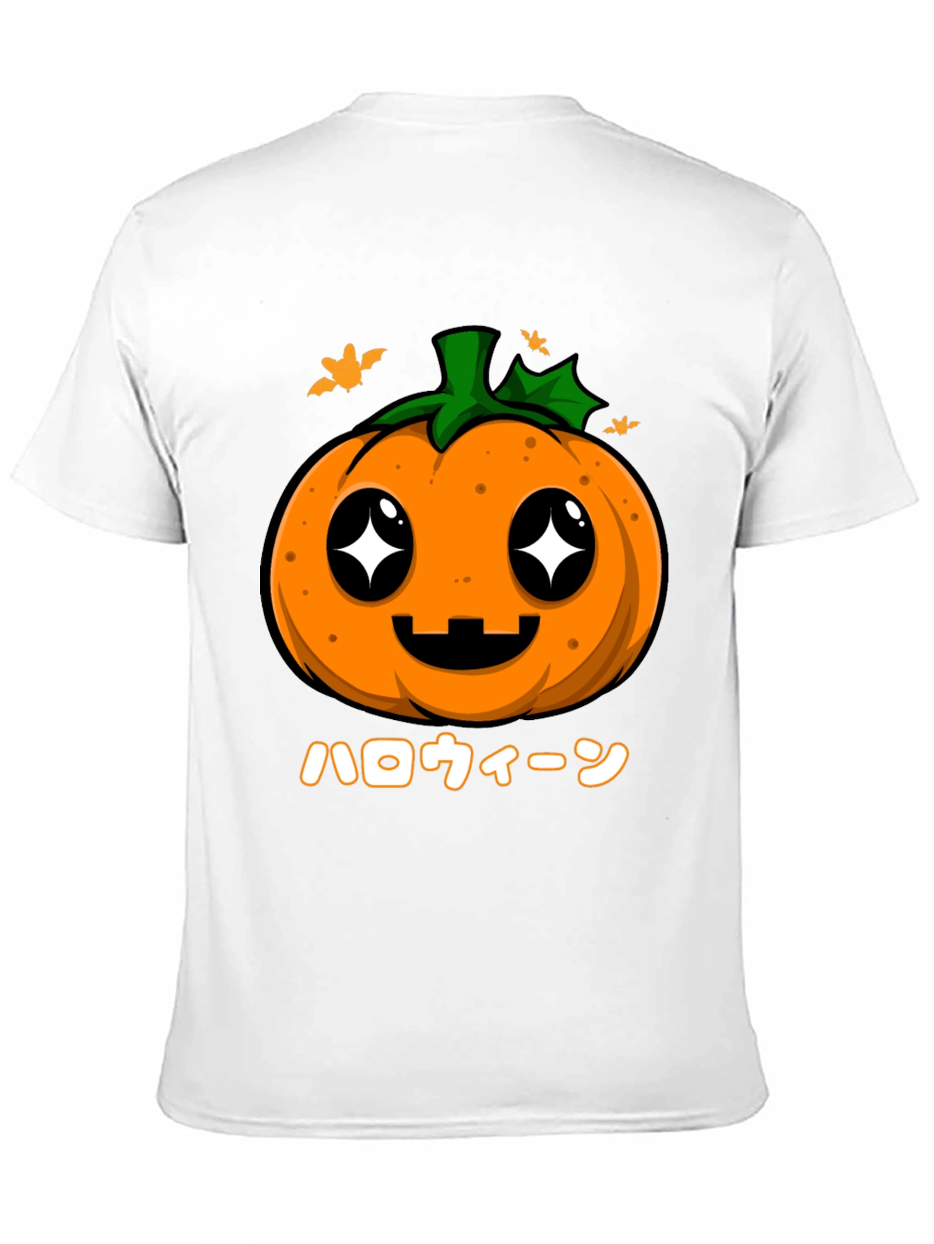 Kawaii Halloween Pumpkin T-Shirt