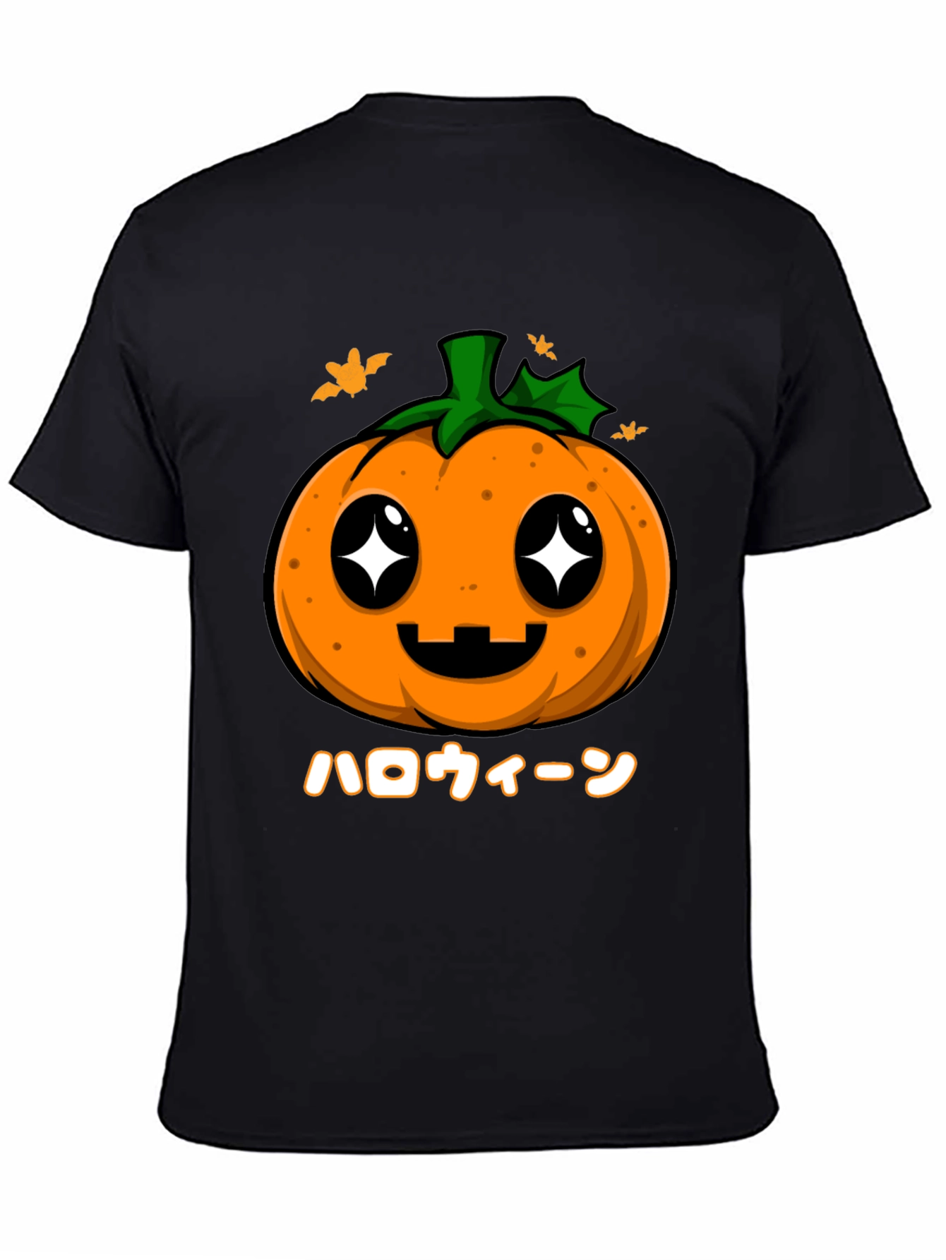 Kawaii Halloween Pumpkin T-Shirt