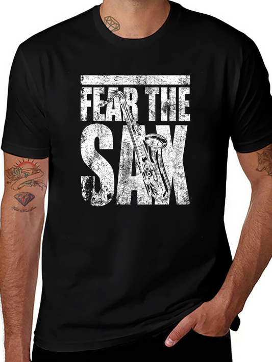 Fear the Sax T-Shirt - Musicians Graphic Tee
