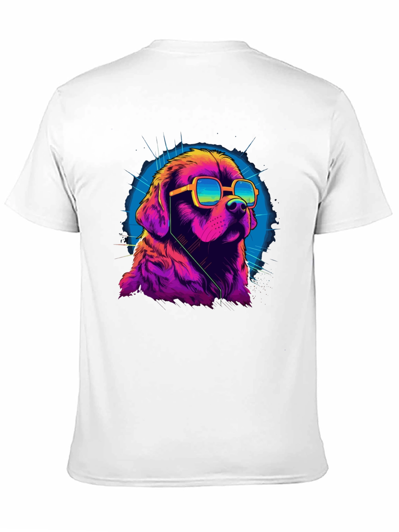 Cool Dog Graphic Tee - Mens Black T-Shirt