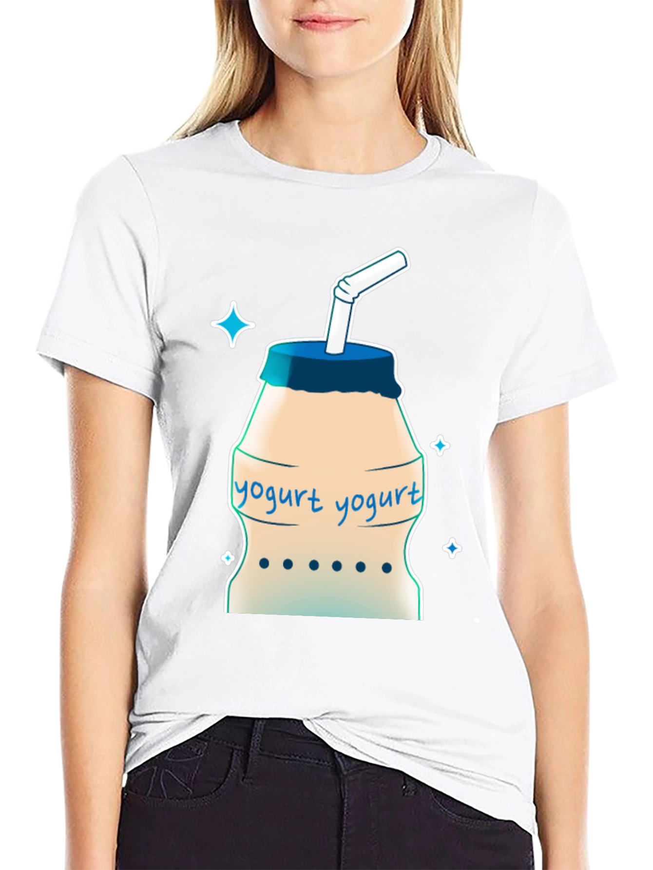 Yogurt Drink T-Shirt - Cool Graphic Tee