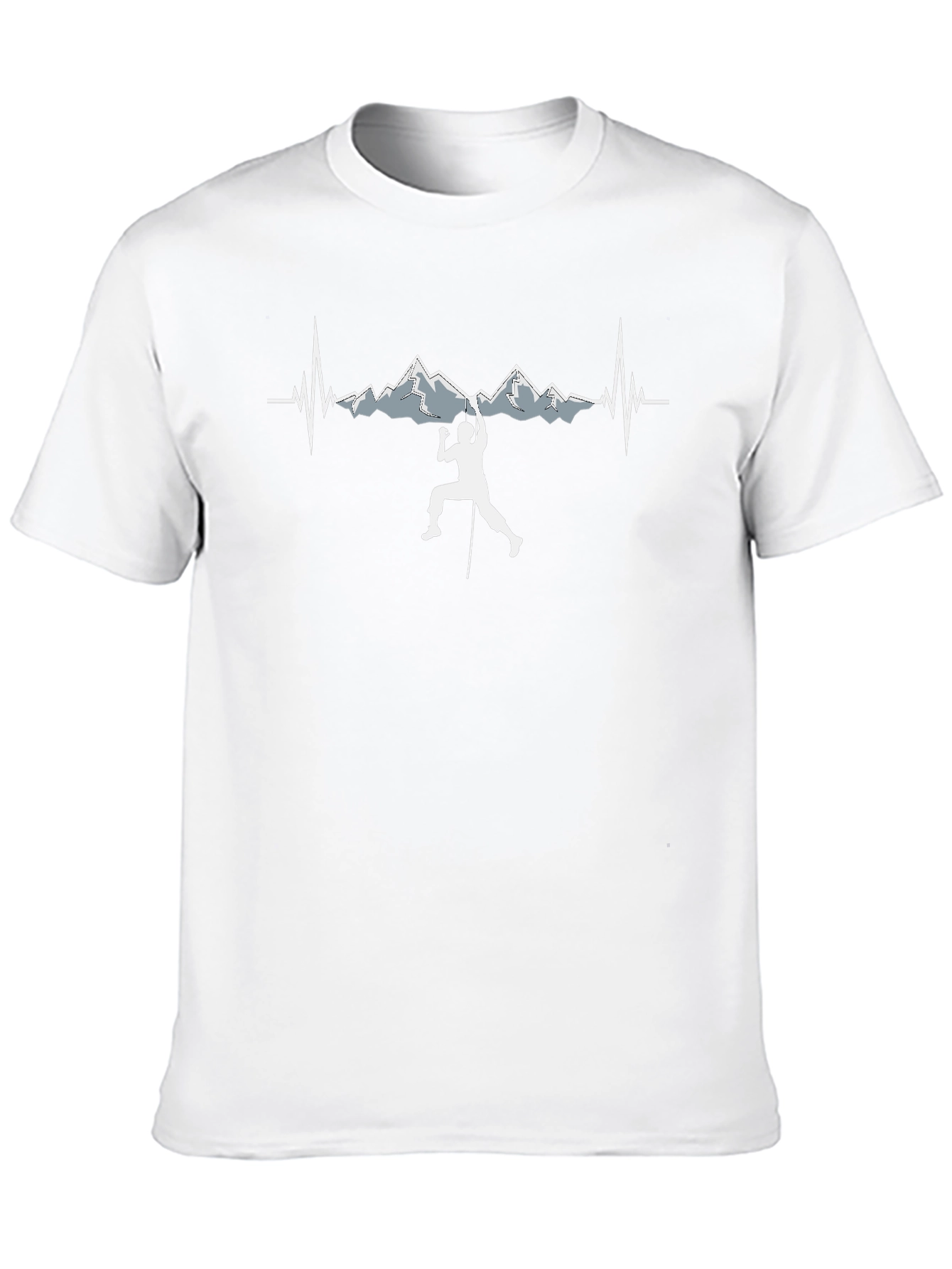 Mountain Climber Heartbeat T-Shirt