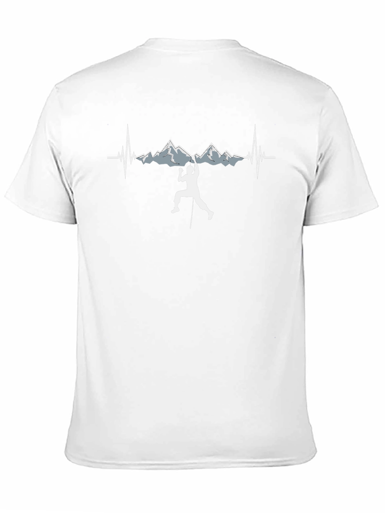 Mountain Climber Heartbeat T-Shirt