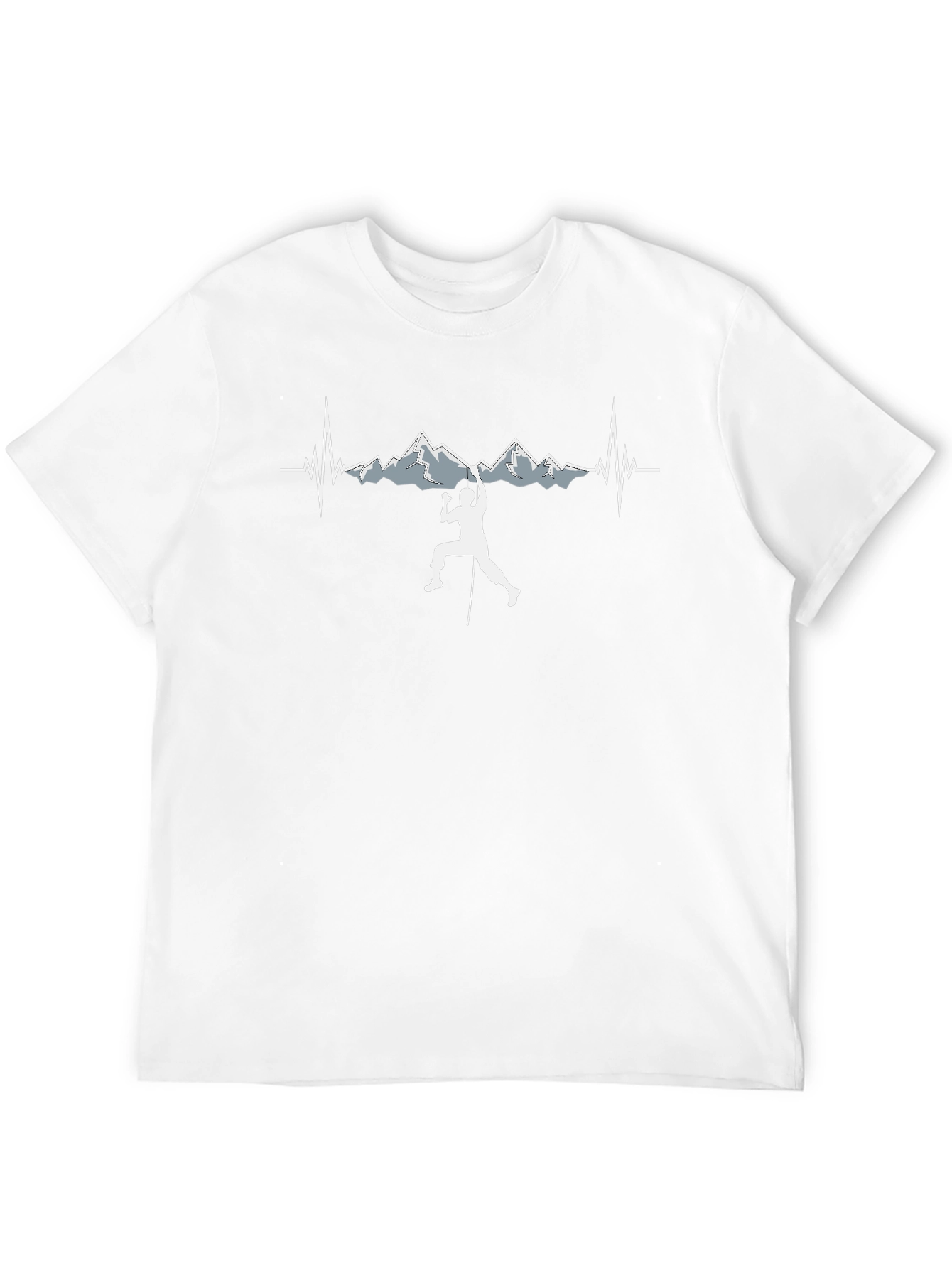 Mountain Climber Heartbeat T-Shirt