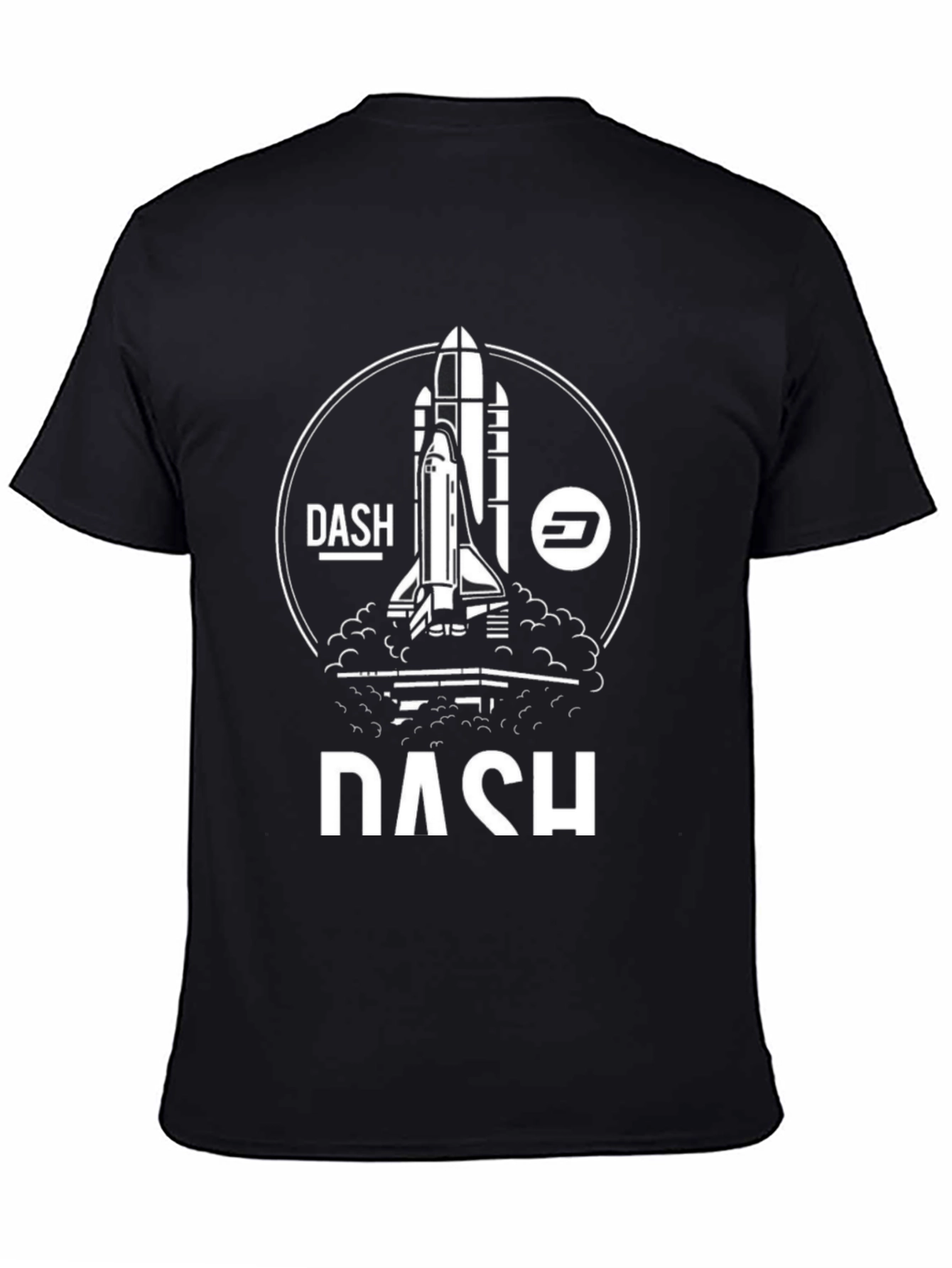 Dash Rocket Launch Black T-Shirt