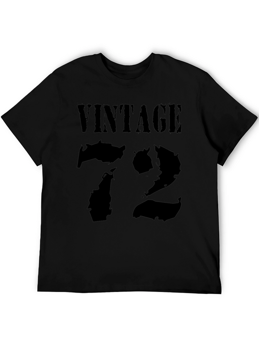 Vintage 72 Black Graphic T-Shirt
