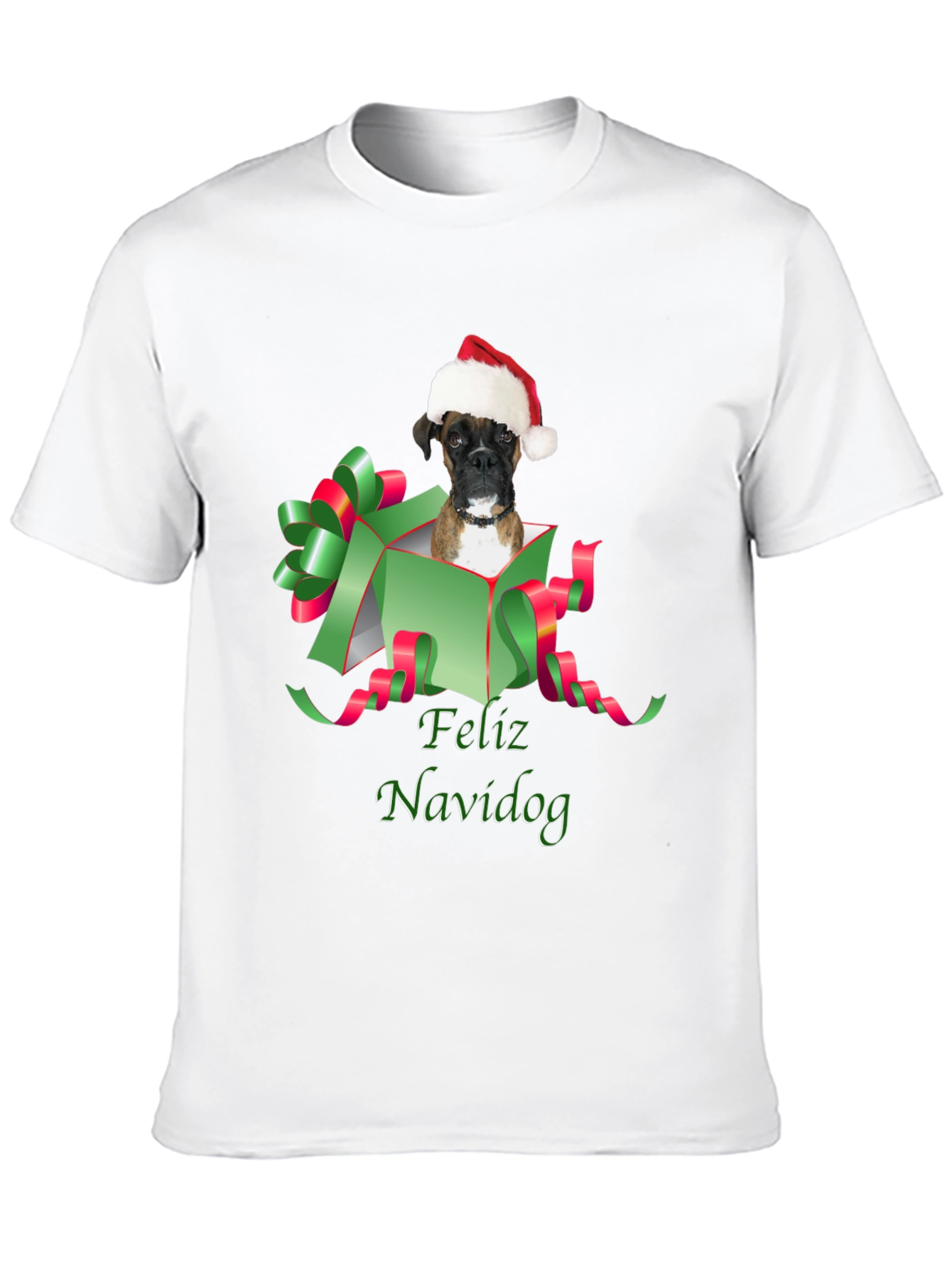 Feliz Navidog Black T-Shirt