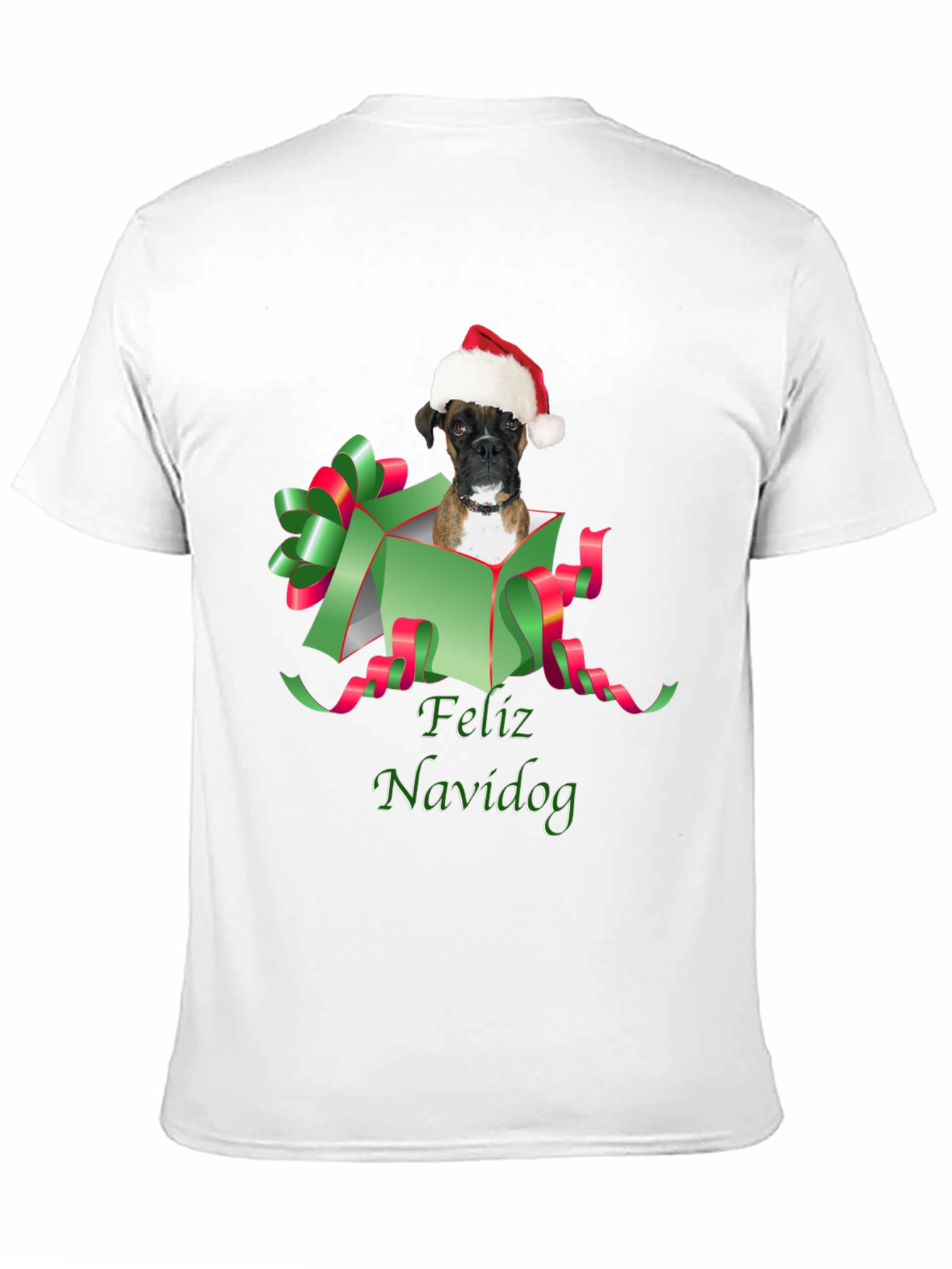 Feliz Navidog Black T-Shirt