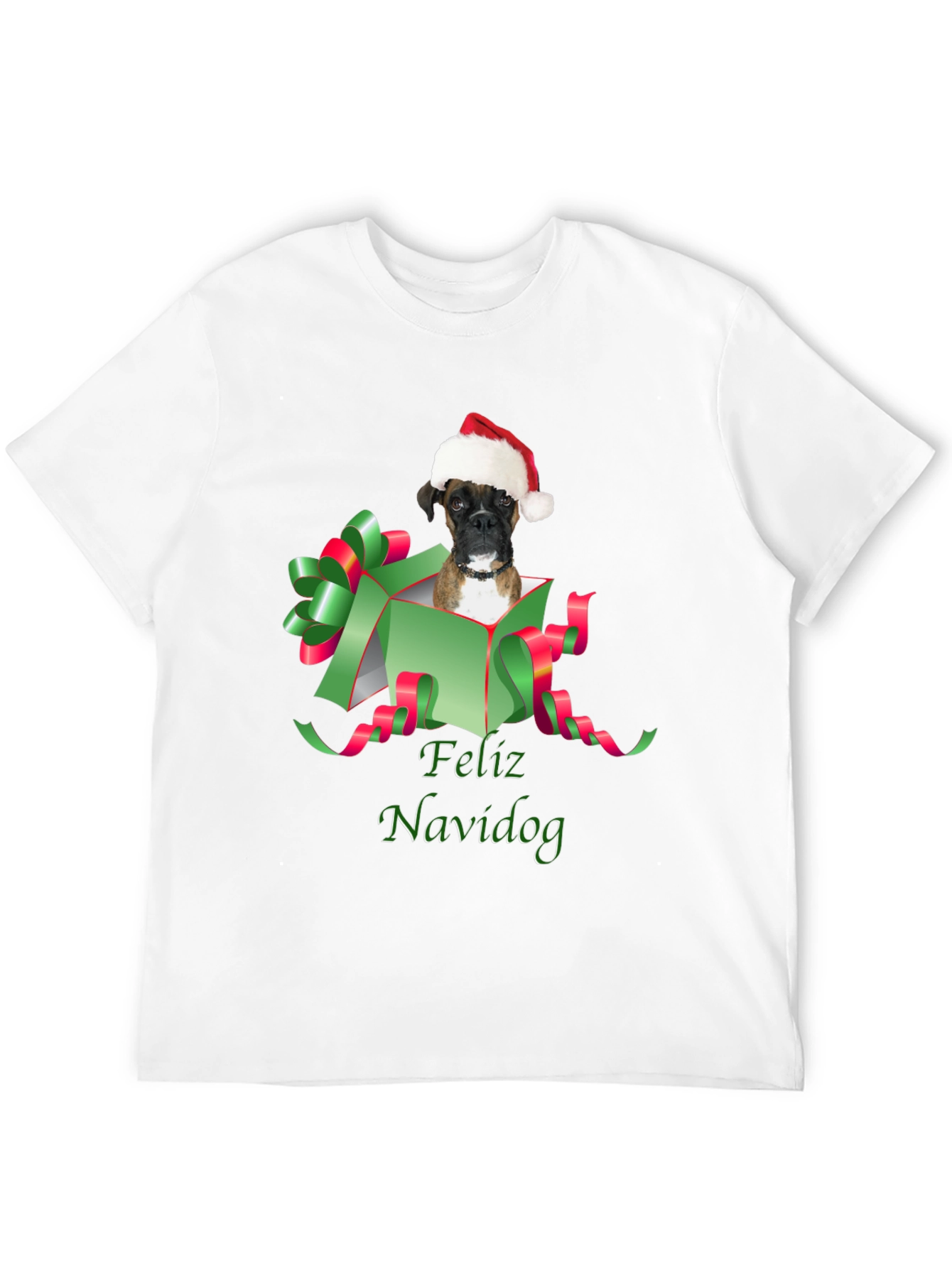 Feliz Navidog Black T-Shirt