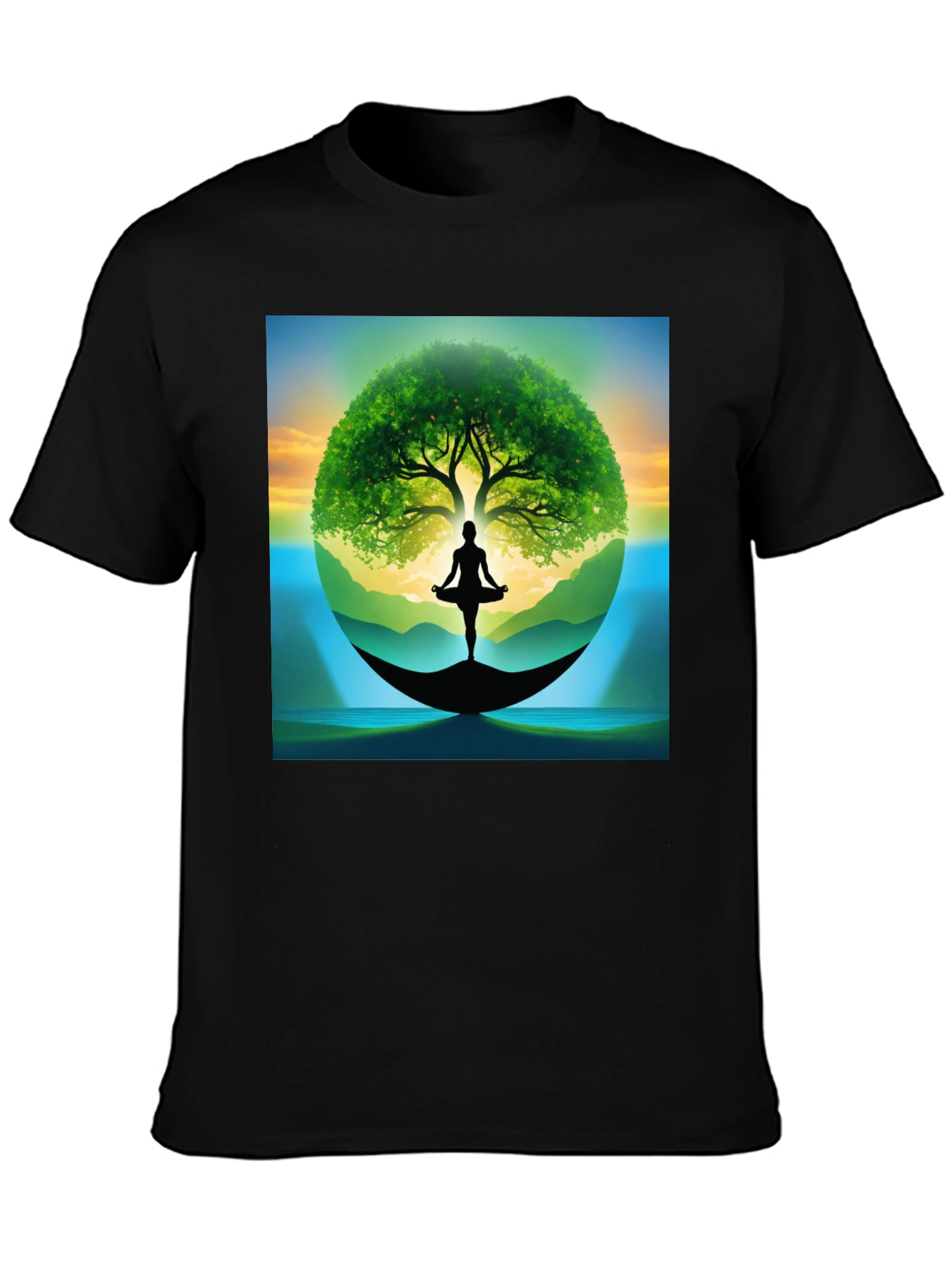 Zen Tree of Life Yoga T-Shirt