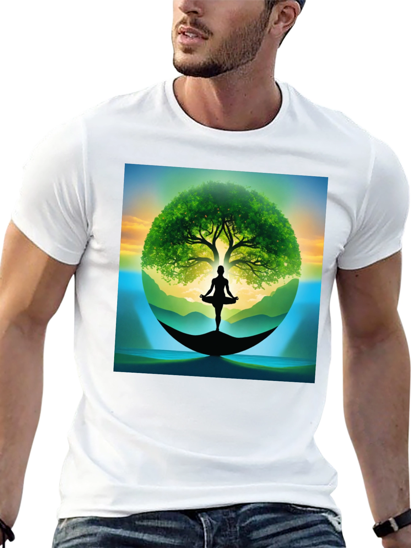 Zen Tree of Life Yoga T-Shirt